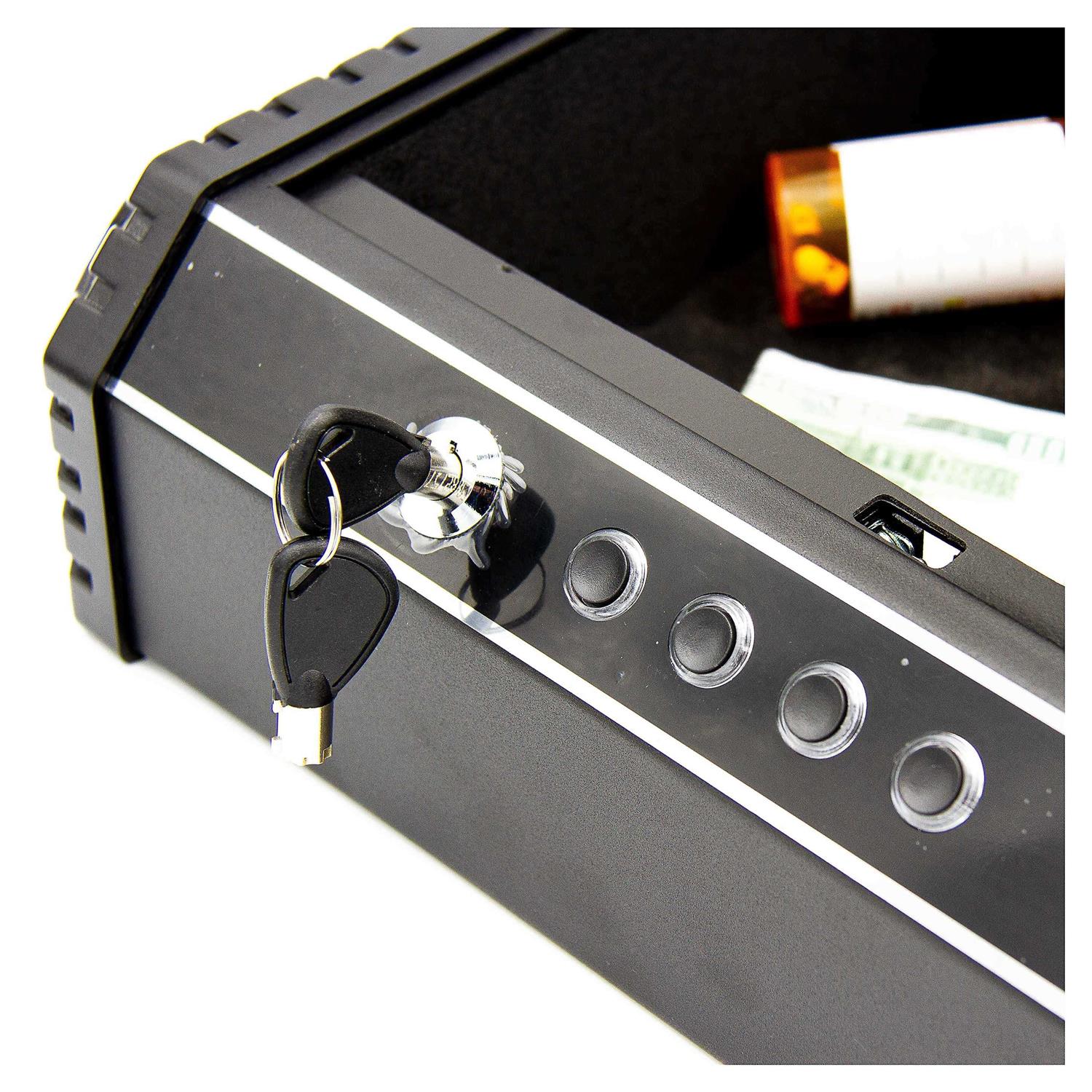 Machir Deluxe Quick Access Steel Safe with Digital Color Coded Keypad and Solid Steel Construction - Image 3