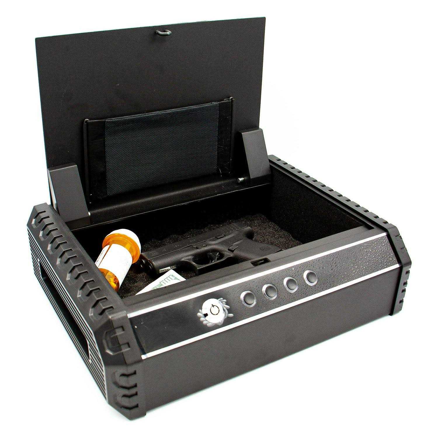 Machir Deluxe Quick Access Steel Safe with Digital Color Coded Keypad and Solid Steel Construction - Image 4