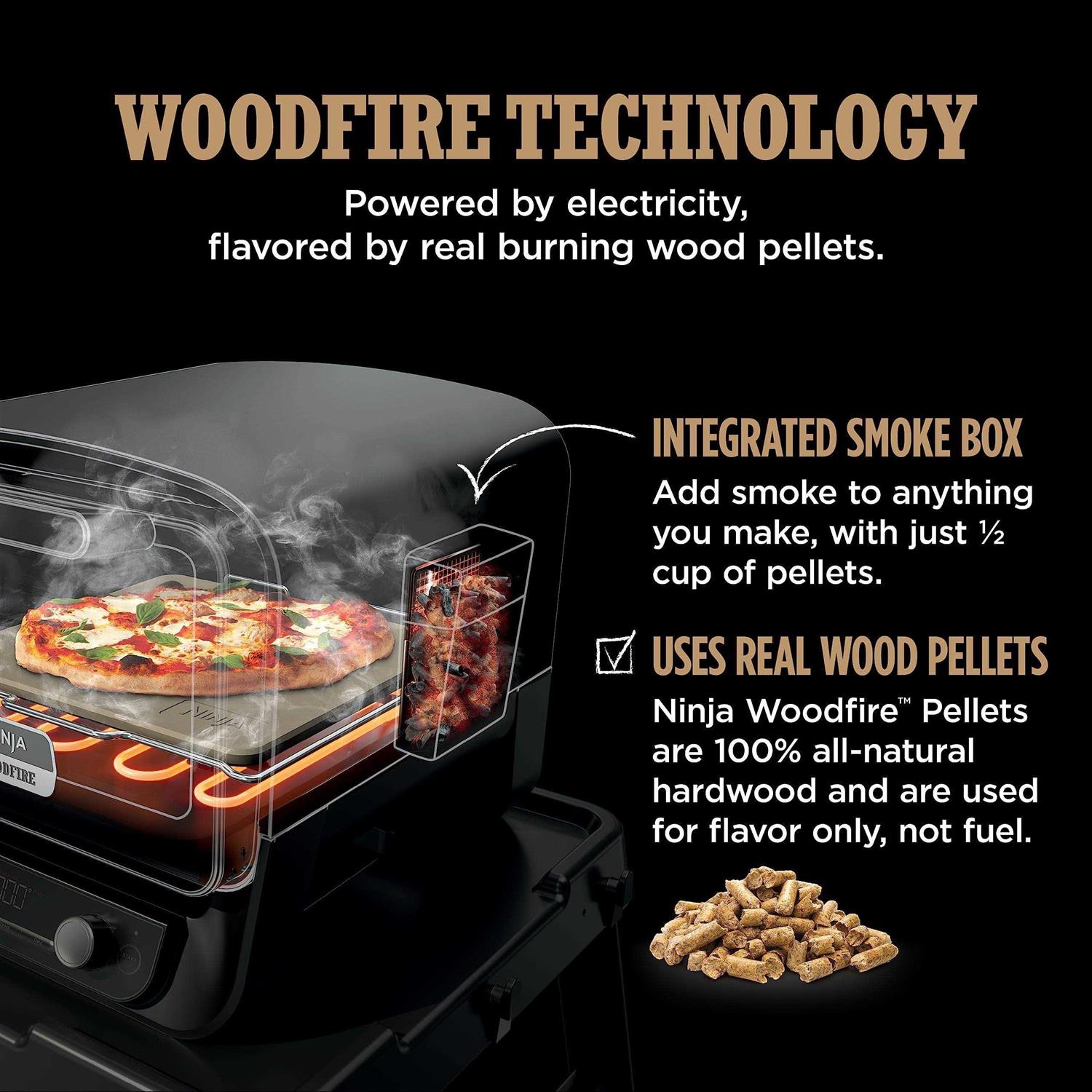 Ninja Woodfire 8-in-1 Outdoor Pizza Oven - Image 3