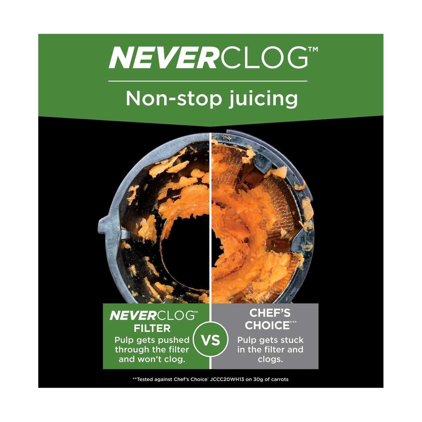 Ninja NeverClog Cold Press Juicer JC151 - Image 3