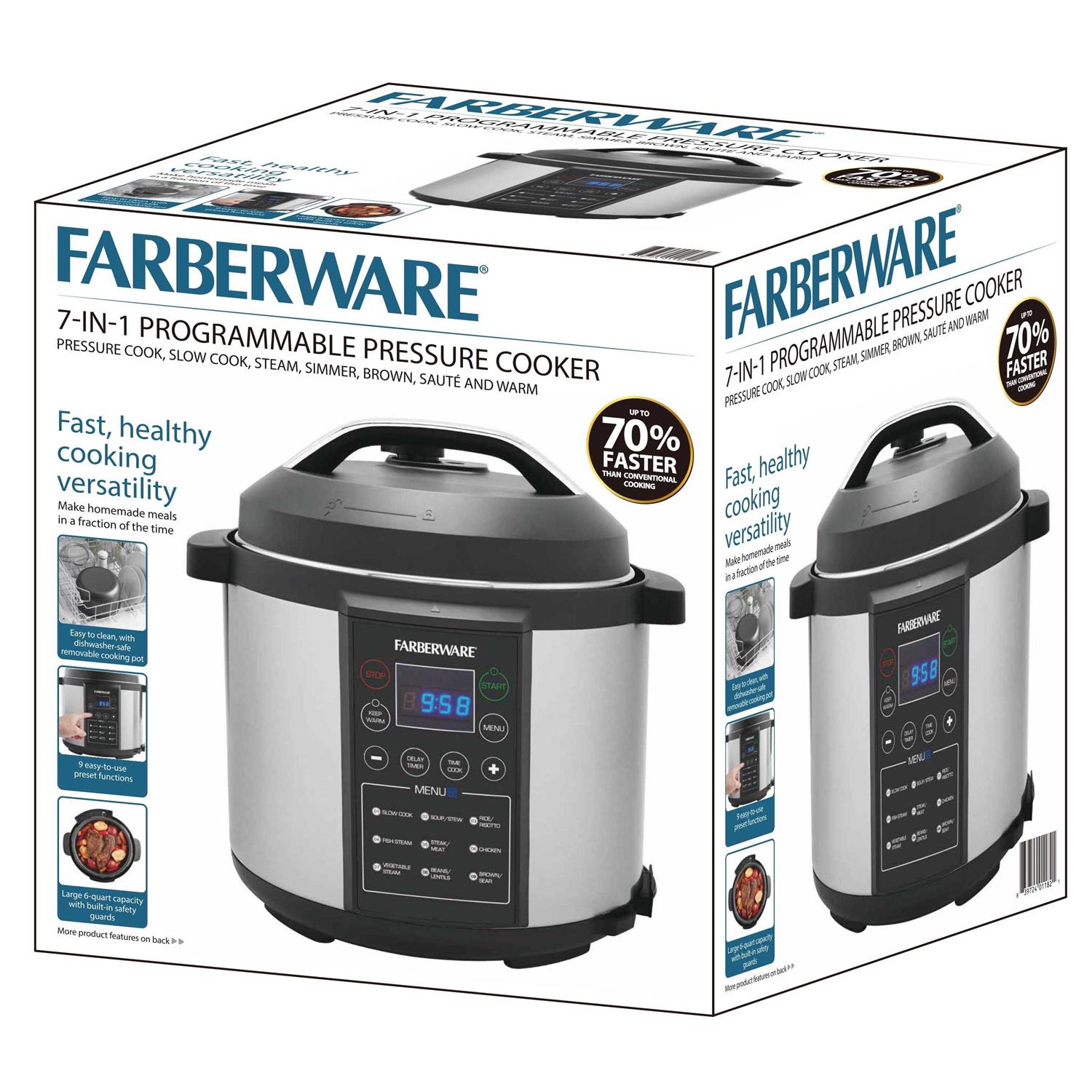 Farberware Programmable Digital Pressure Cooker - Image 4
