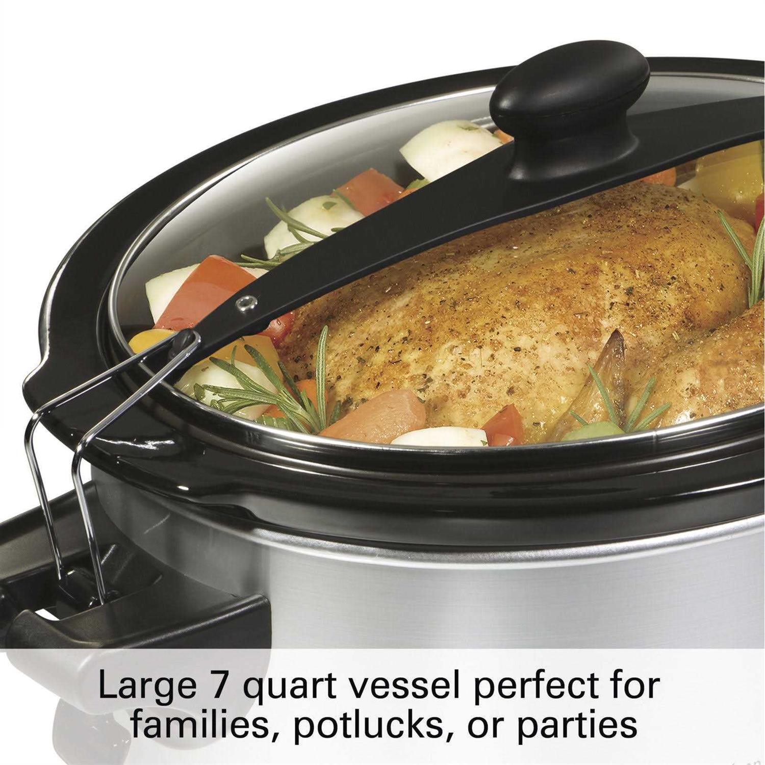 Hamilton Beach Stay or Go Programmable Slow Cooker with Party Dipper - Image 5