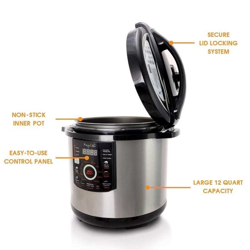 Megachef Digital Pressure Cooker 12 Quart - Image 3