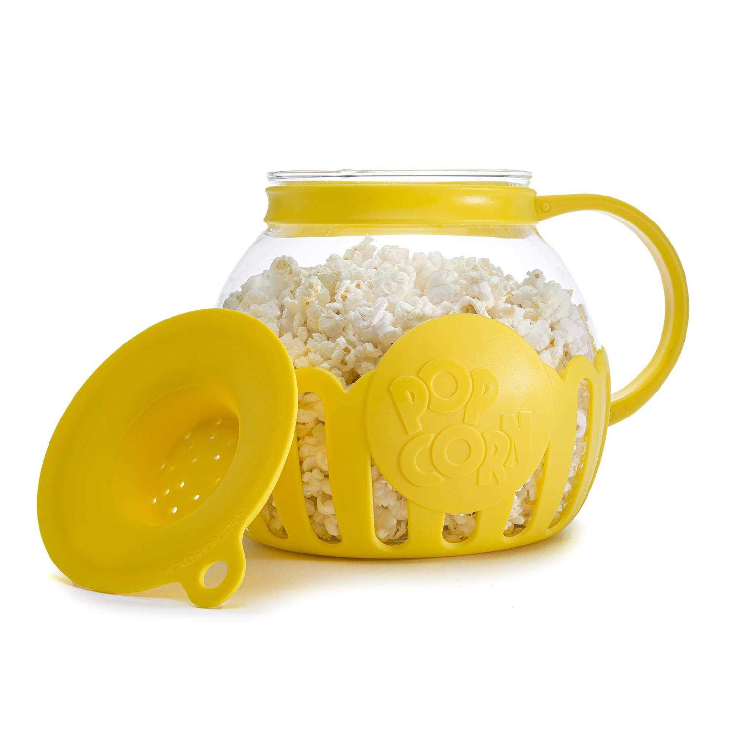 Ecolution Microwave Micro-Pop Popcorn Popper Glass 3-in-1 Lid - Image 3