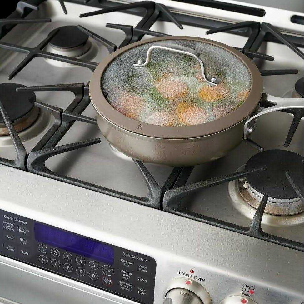 Food Network 10-pc. Textured Titanium Nonstick Cookware Set - Image 3