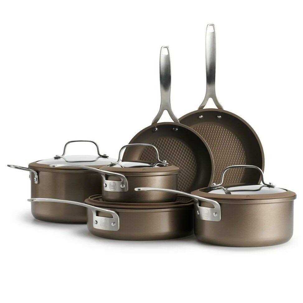 Food Network 10-pc. Textured Titanium Nonstick Cookware Set - Image 5