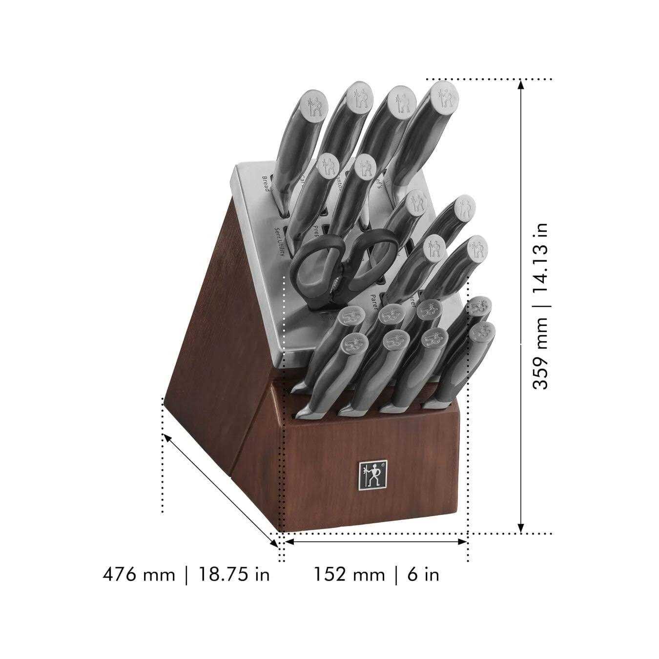 Henckels Graphite 20-Piece Self-Sharpening Knife Block Set - Image 3