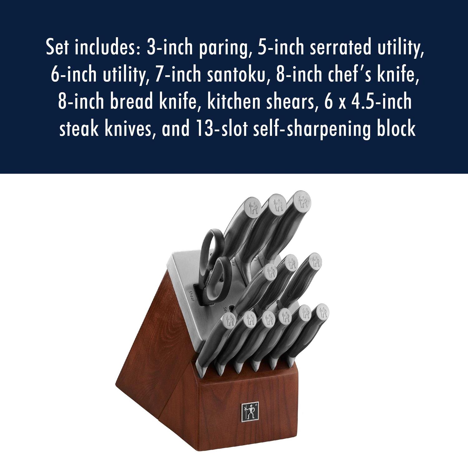 Henckels Graphite 20-Piece Self-Sharpening Knife Block Set - Image 4