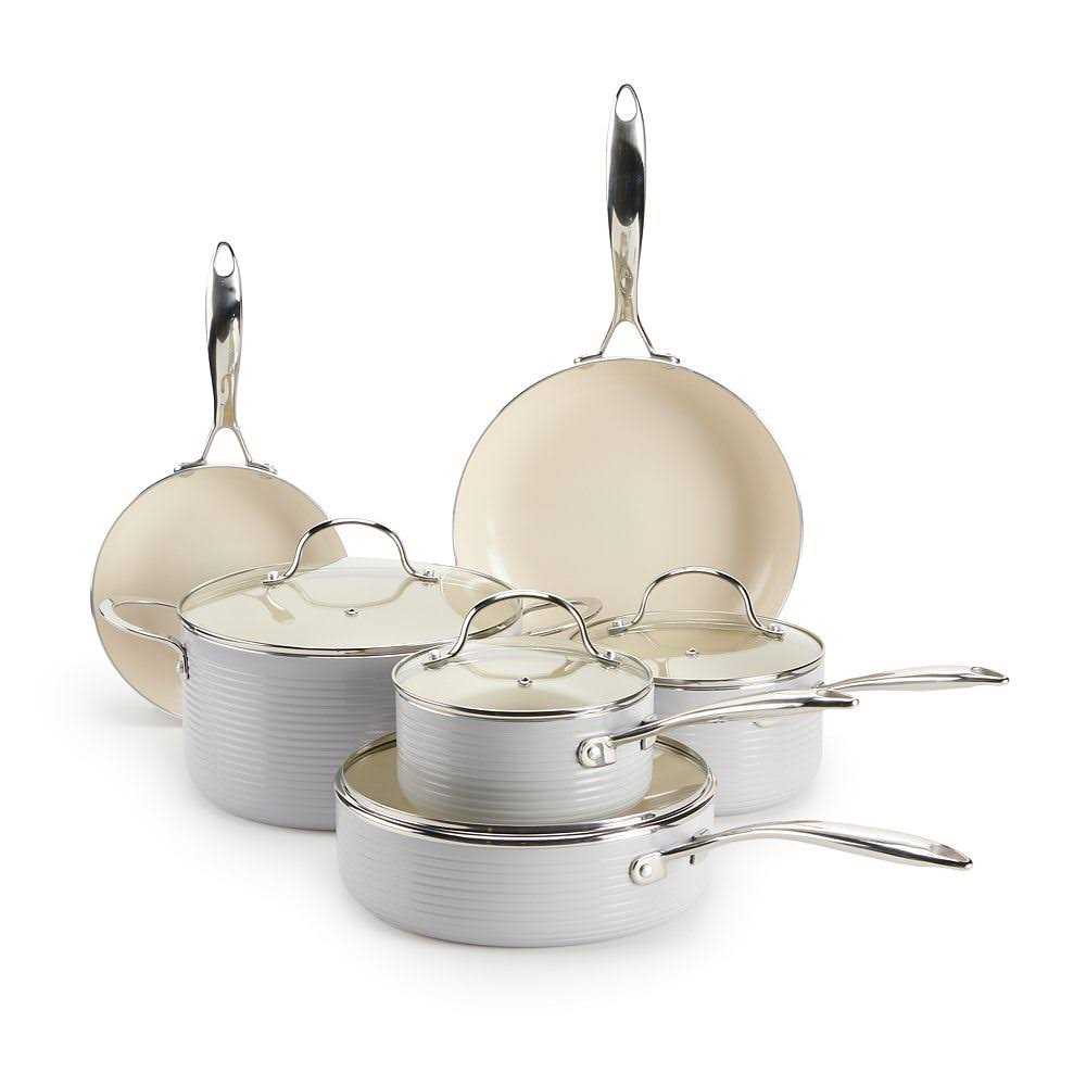 Food Network Farmstead 10-pc. Nonstick Ceramic Cookware Set