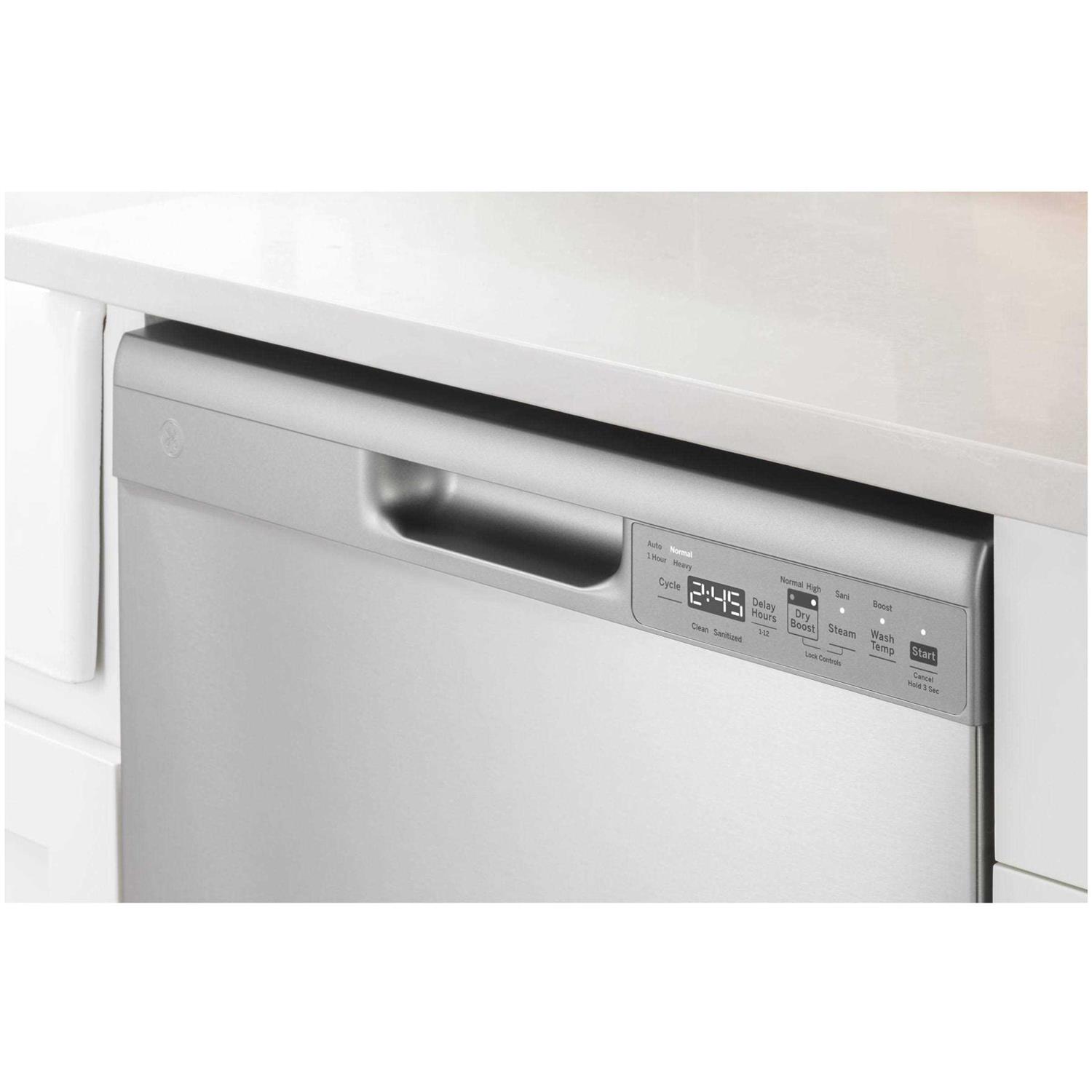 GE Front Control With Plastic Interior Dishwasher With Sanitize - Image 4