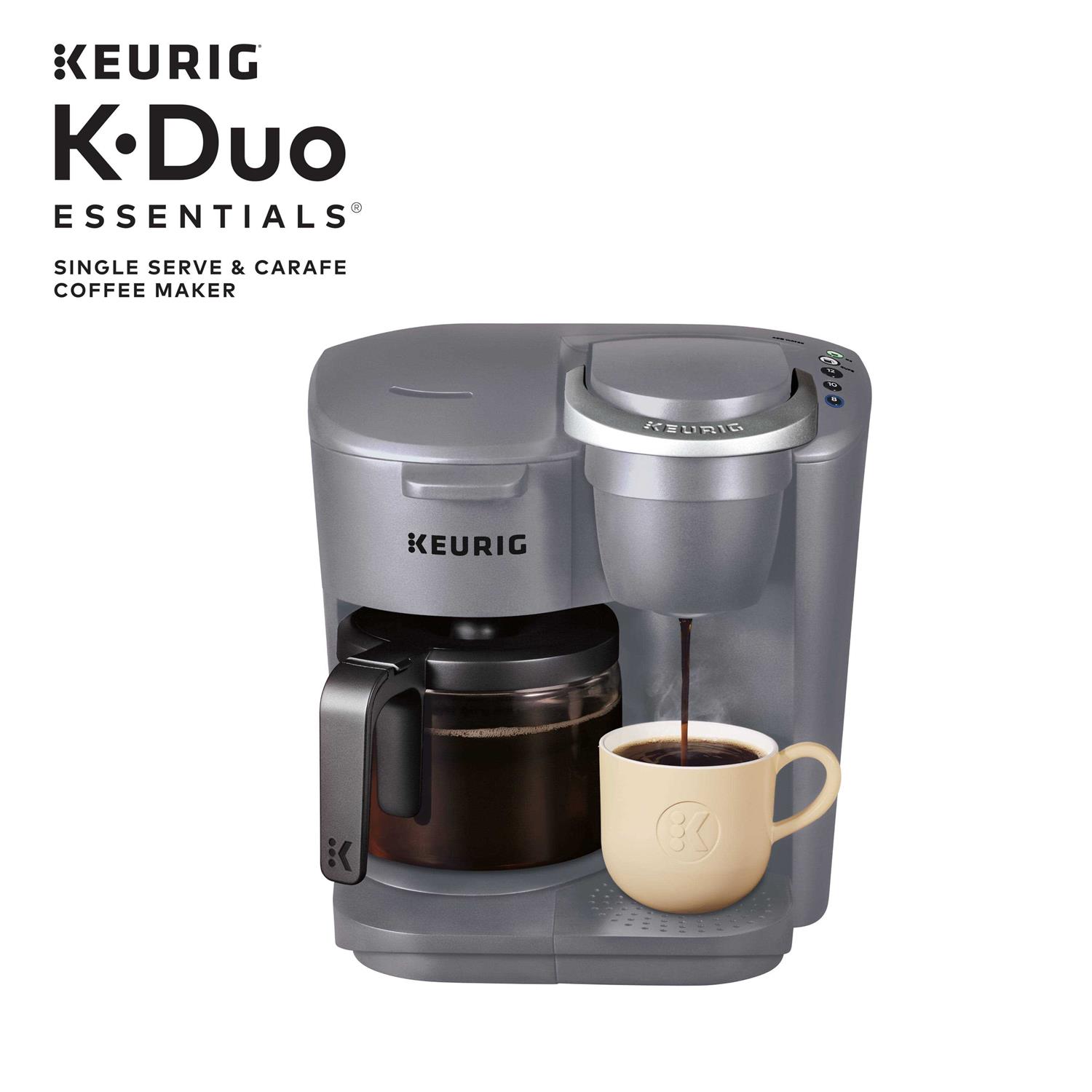 Keurig K-Duo Essentials Single Serve K-Cup Pod & Carafe Coffee Maker - Image 2