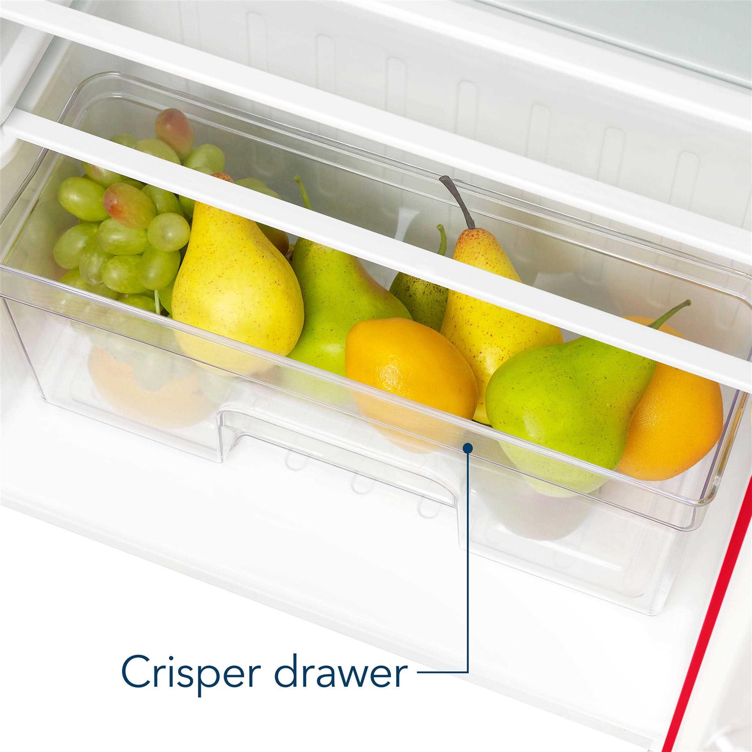 Insignia 4.5 Cu. Ft. Retro Mini Fridge with Top Freezer - Image 4