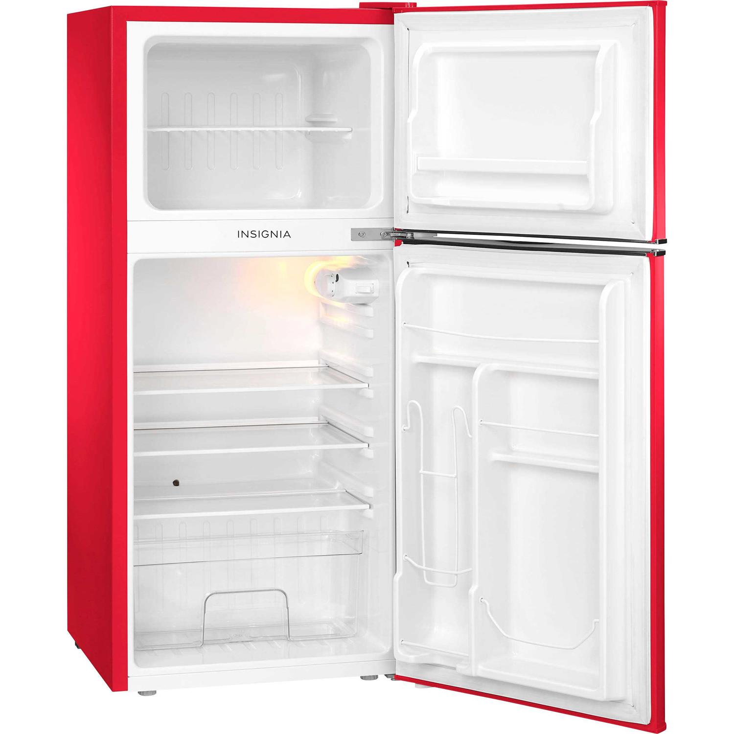 Insignia 4.5 Cu. Ft. Retro Mini Fridge with Top Freezer - Image 5