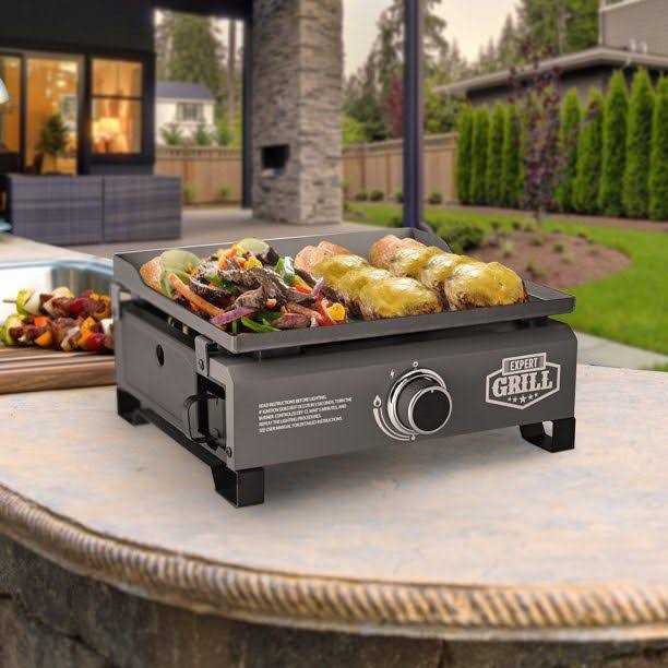 Expert Grill 1-Burner Tabletop Propane Gas Griddle - Image 4