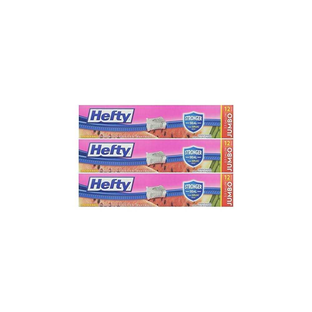 Hefty Slider Bags Storage