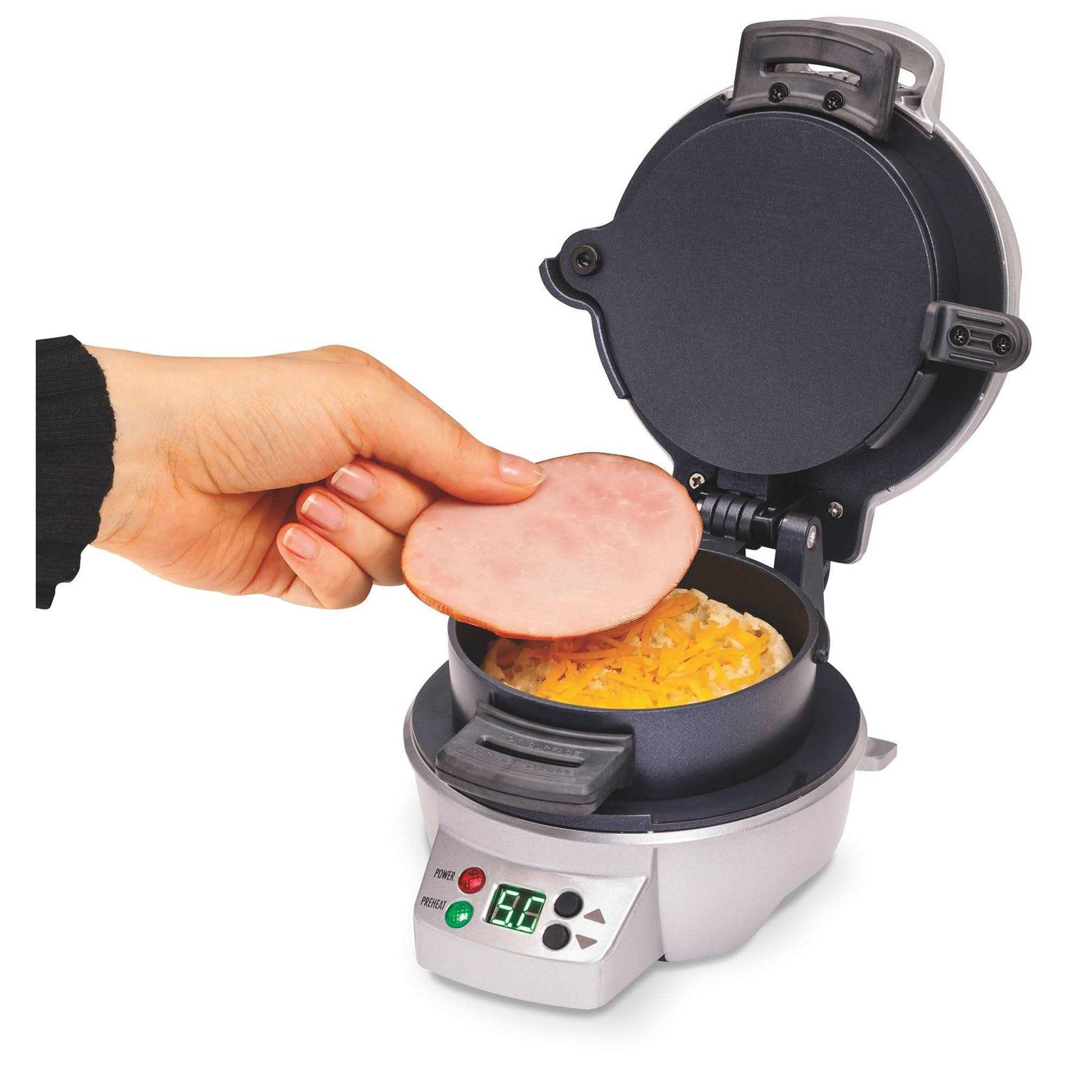 Hamilton Beach Breakfast Sandwich Maker with Timer - Image 3