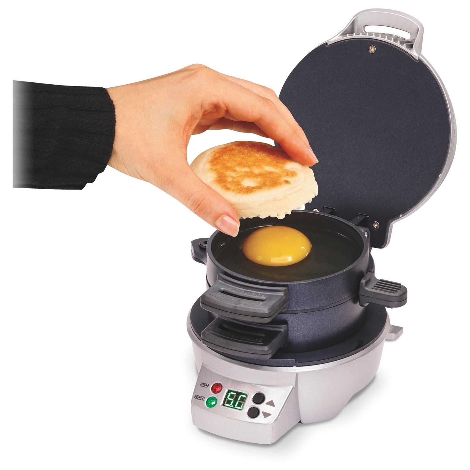 Hamilton Beach Breakfast Sandwich Maker with Timer - Image 5