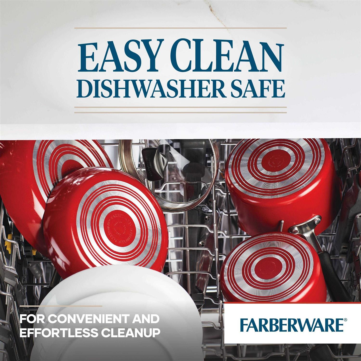 Farberware 15-Piece Cookstart Aluminum Nonstick Cookware Set - Image 2