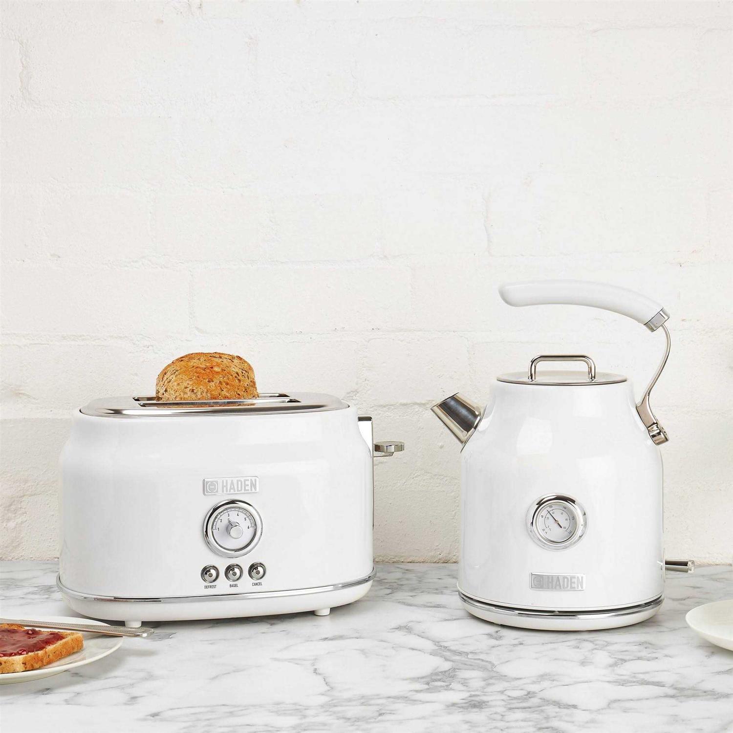 Haden Dorset 2 Slice Wide Slot Stainless Steel Toaster - Image 3