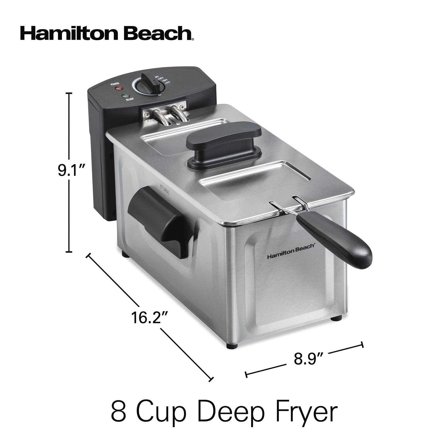 Hamilton beach 8 cup deep fryer - Image 4