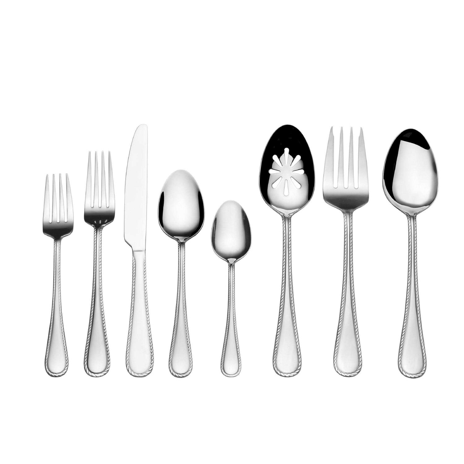International Silver Adventure 51 Piece Stainless Steel Flatware Set - Image 3
