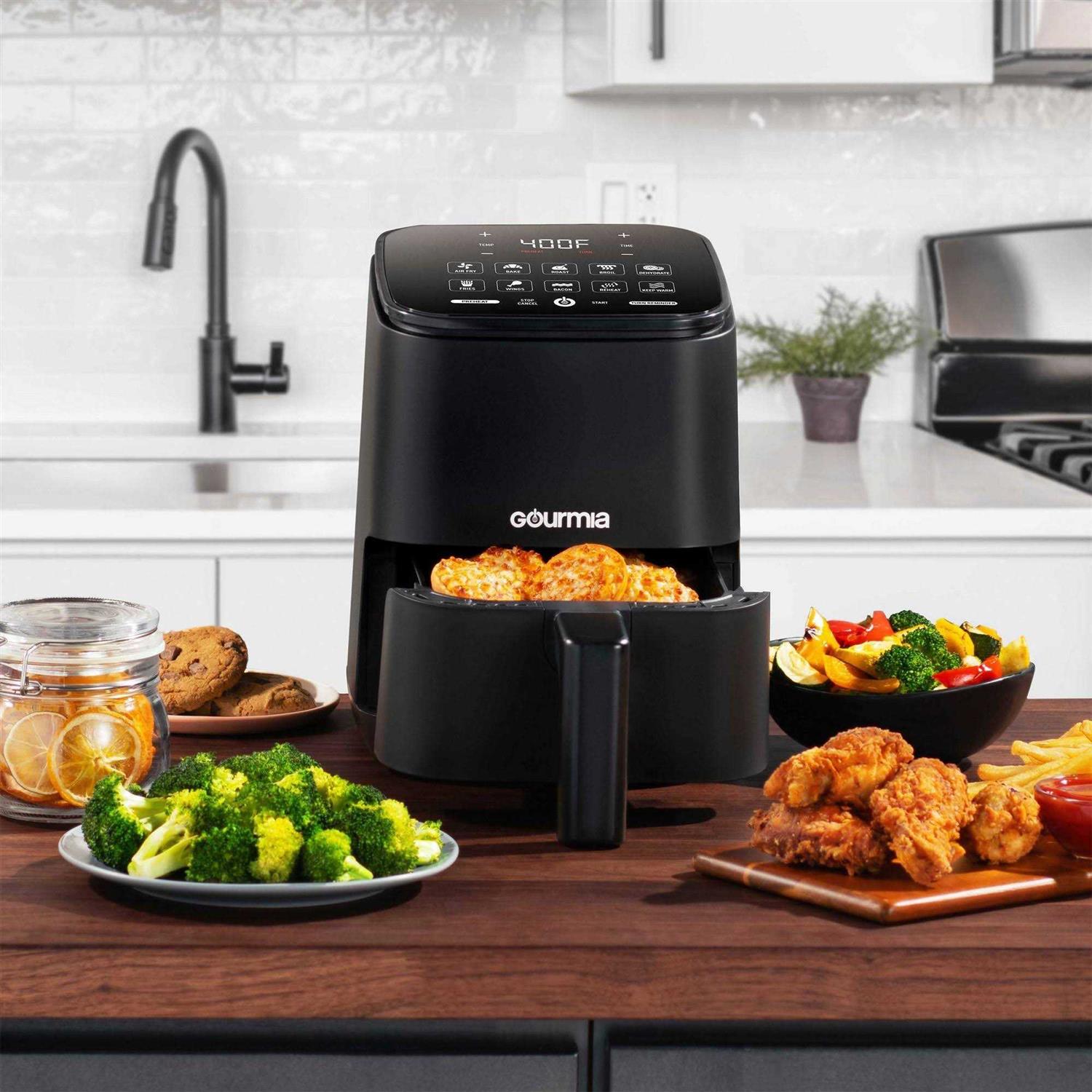 Gourmia 2qt Digital Air Fryer With 10 Presets & Guided Cooking - Image 3