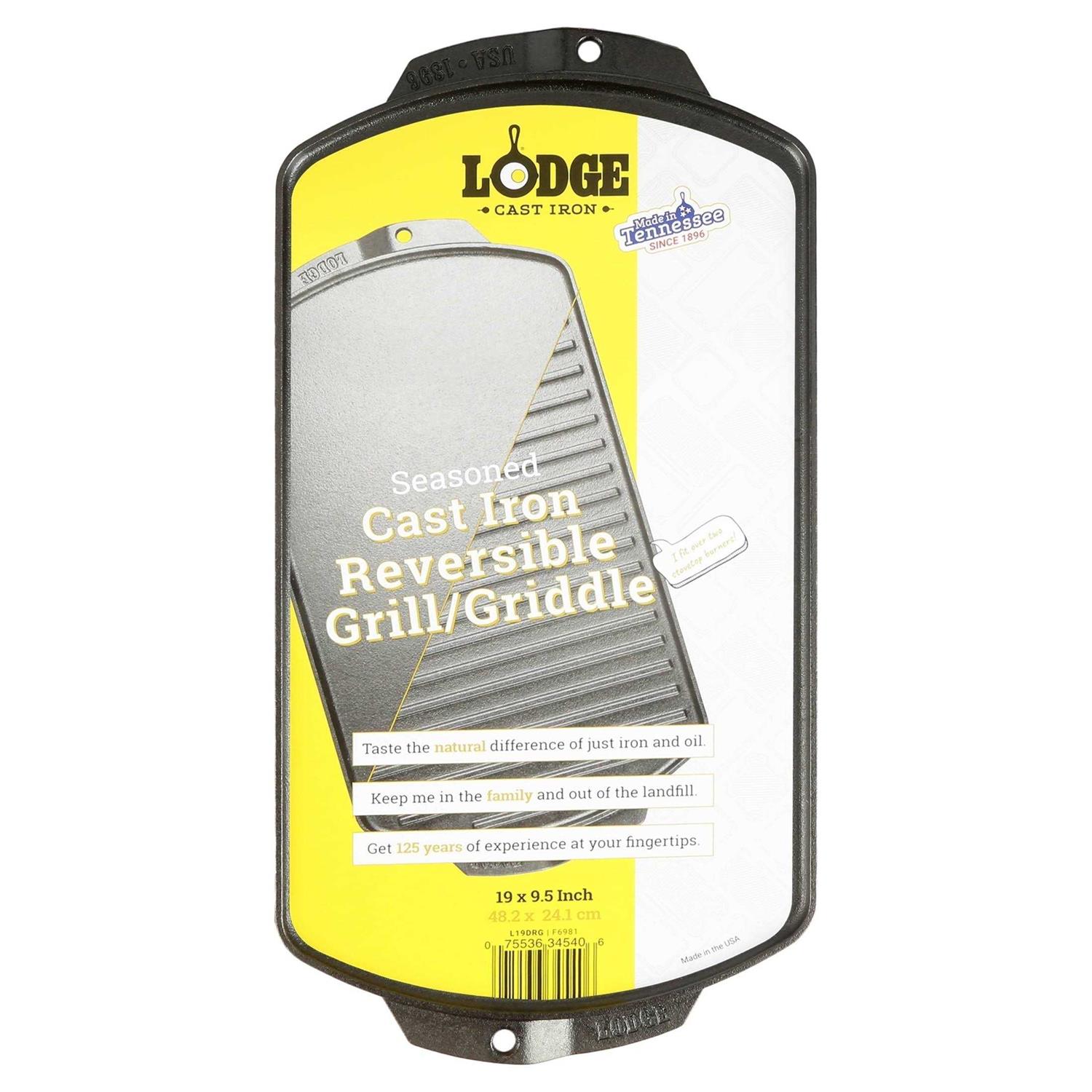 Lodge Seasoned Cast Iron Reversible Grill/Griddle - Image 5