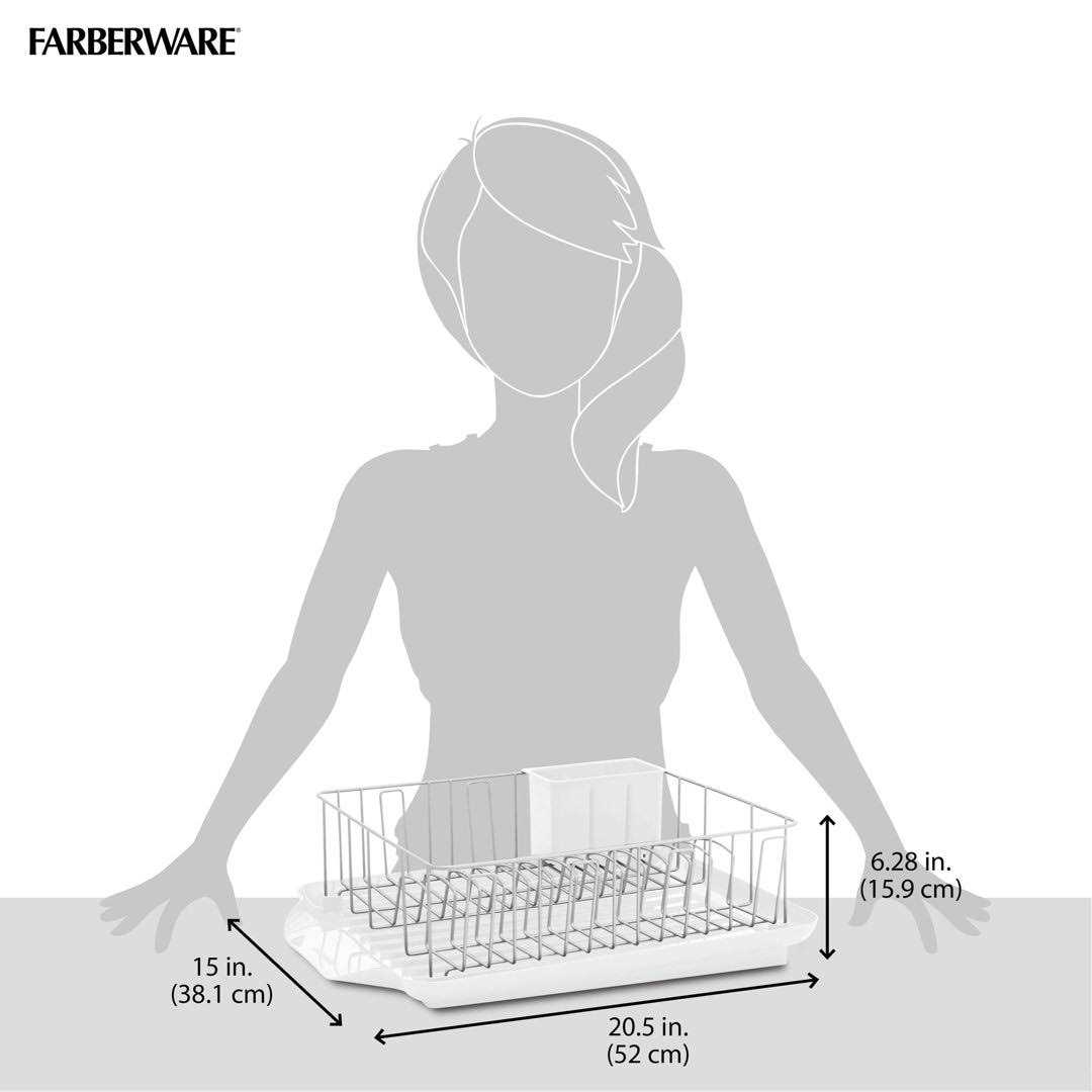 Farberware Professional 3 Piece Dish Rack Set - Image 4