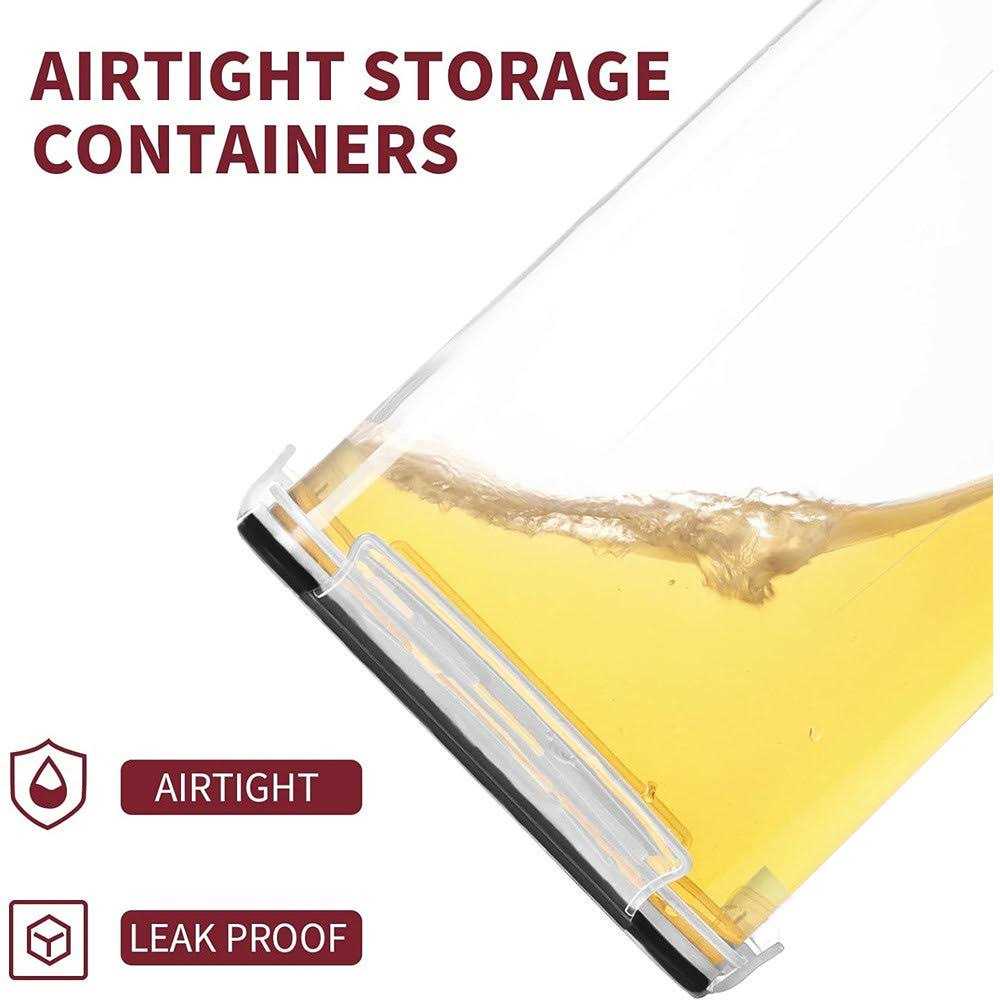PRAKI Airtight Food Storage Containers Set with Lids 24 PCS, BPA Free Kitchen and Pantry Organization - Image 5