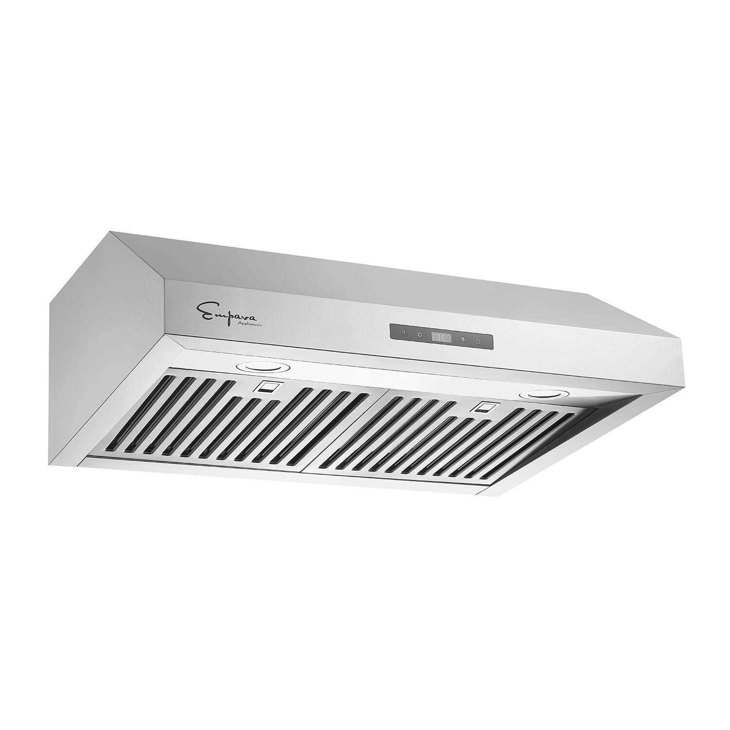 Empava 30 in. 400 CFM Ductless Kitchen Under Cabinet Range Hood EMP-30RH07 - Image 3