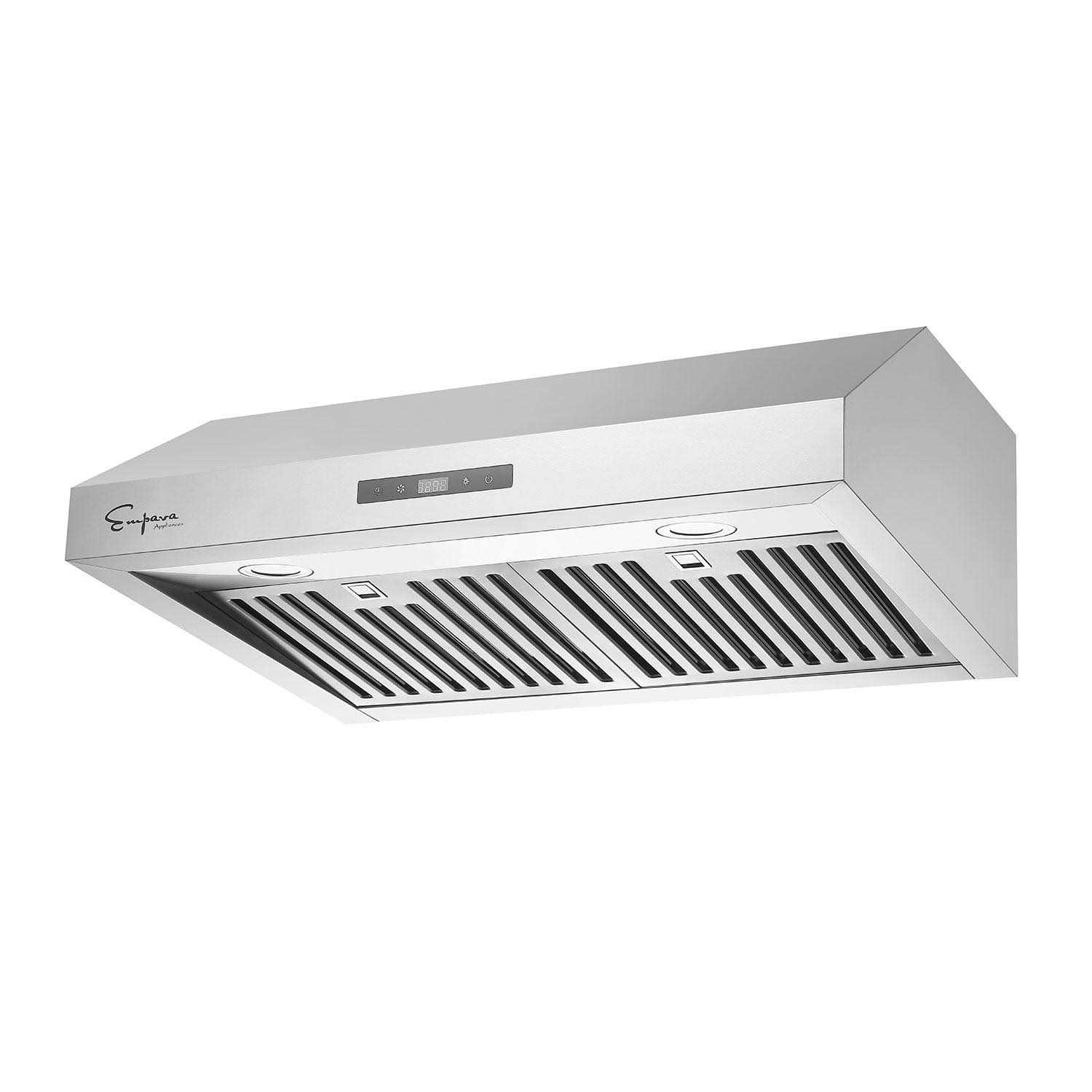 Empava 30 in. 400 CFM Ductless Kitchen Under Cabinet Range Hood EMP-30RH07 - Image 5