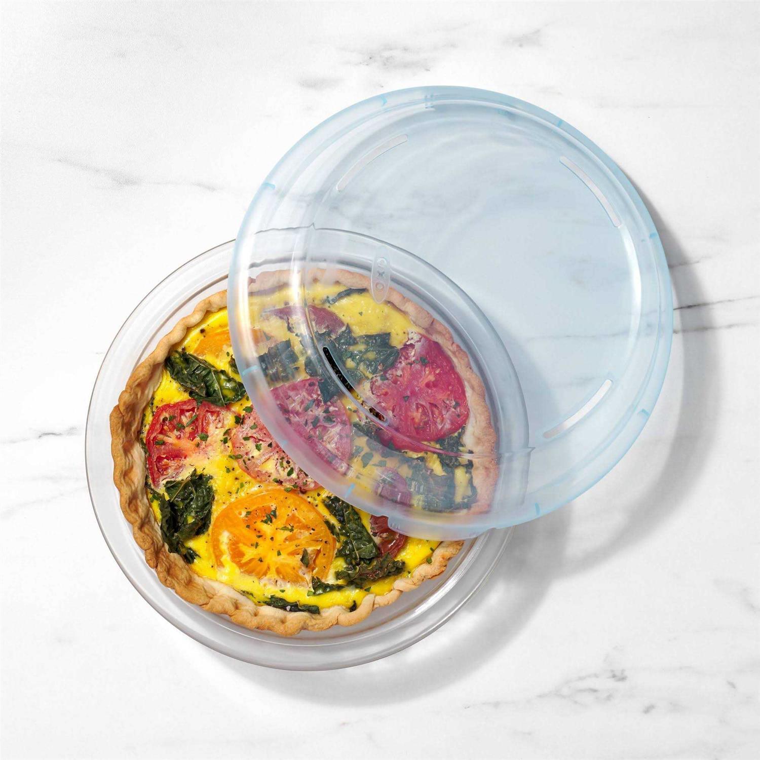 Oxo Glass Pie Plate with Lid - Image 4