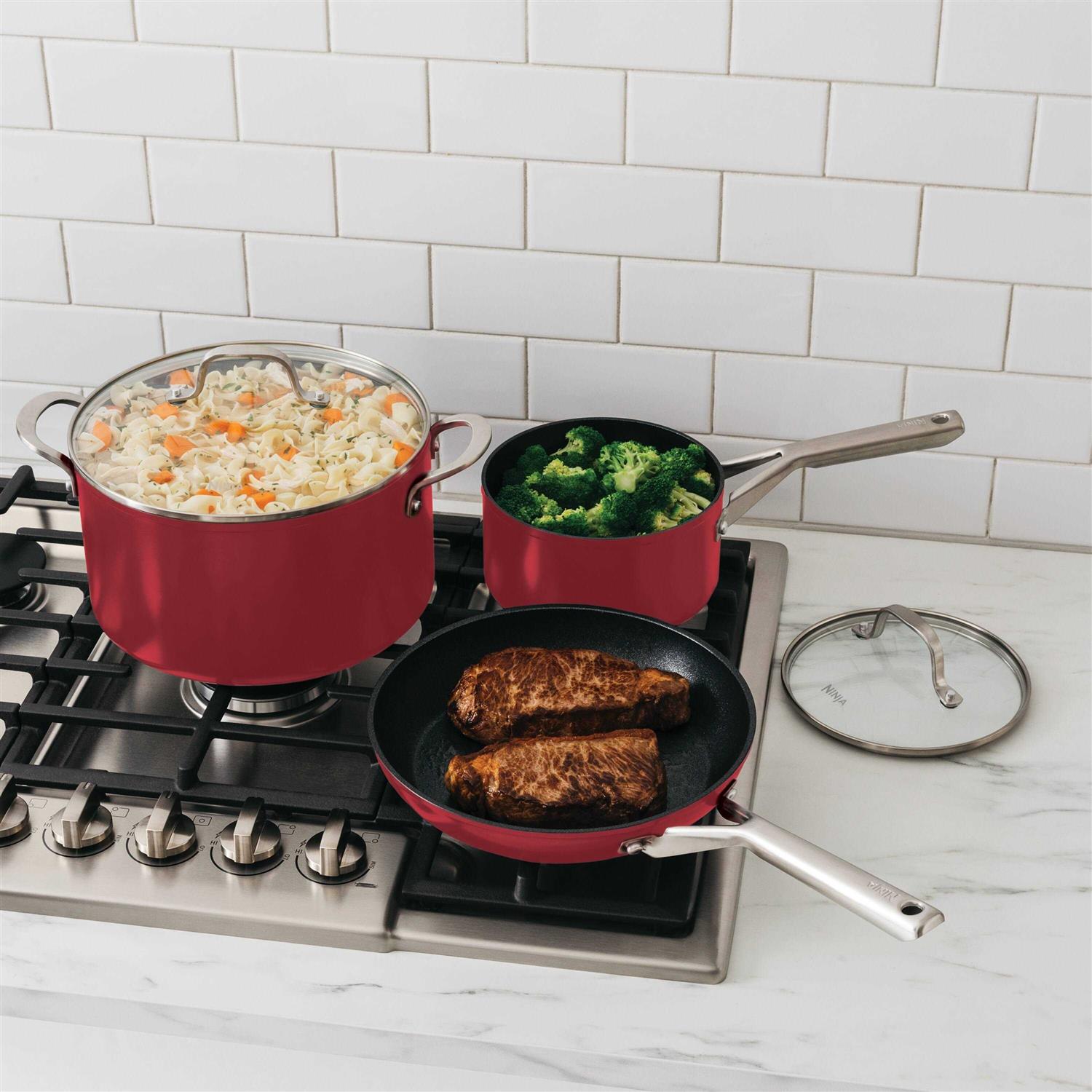 Ninja Foodi NeverStick Essential 9-Piece Cookware Set - Image 5