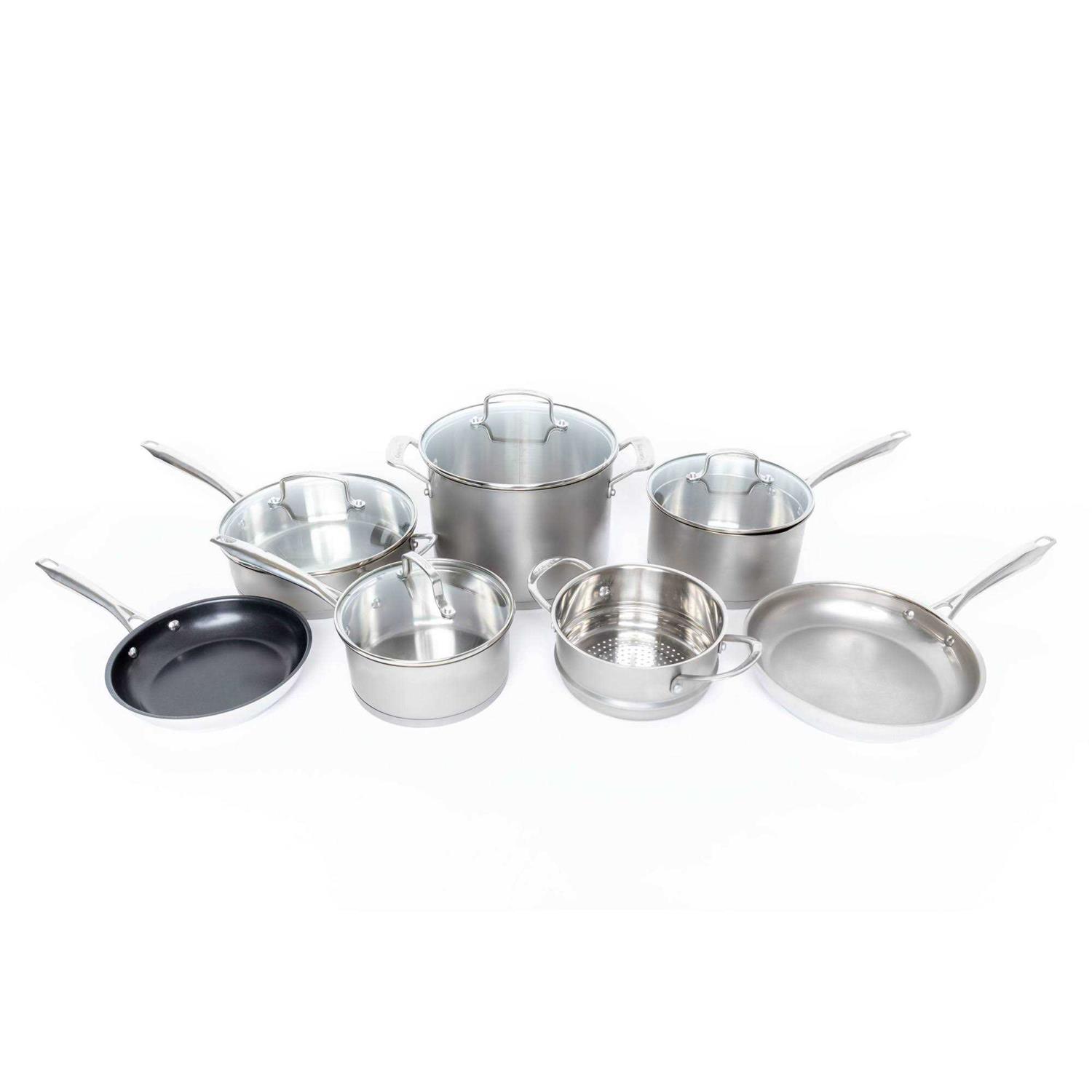 Cuisinart Professional Series Stainless 11-Piece Cookware Set - Image 5