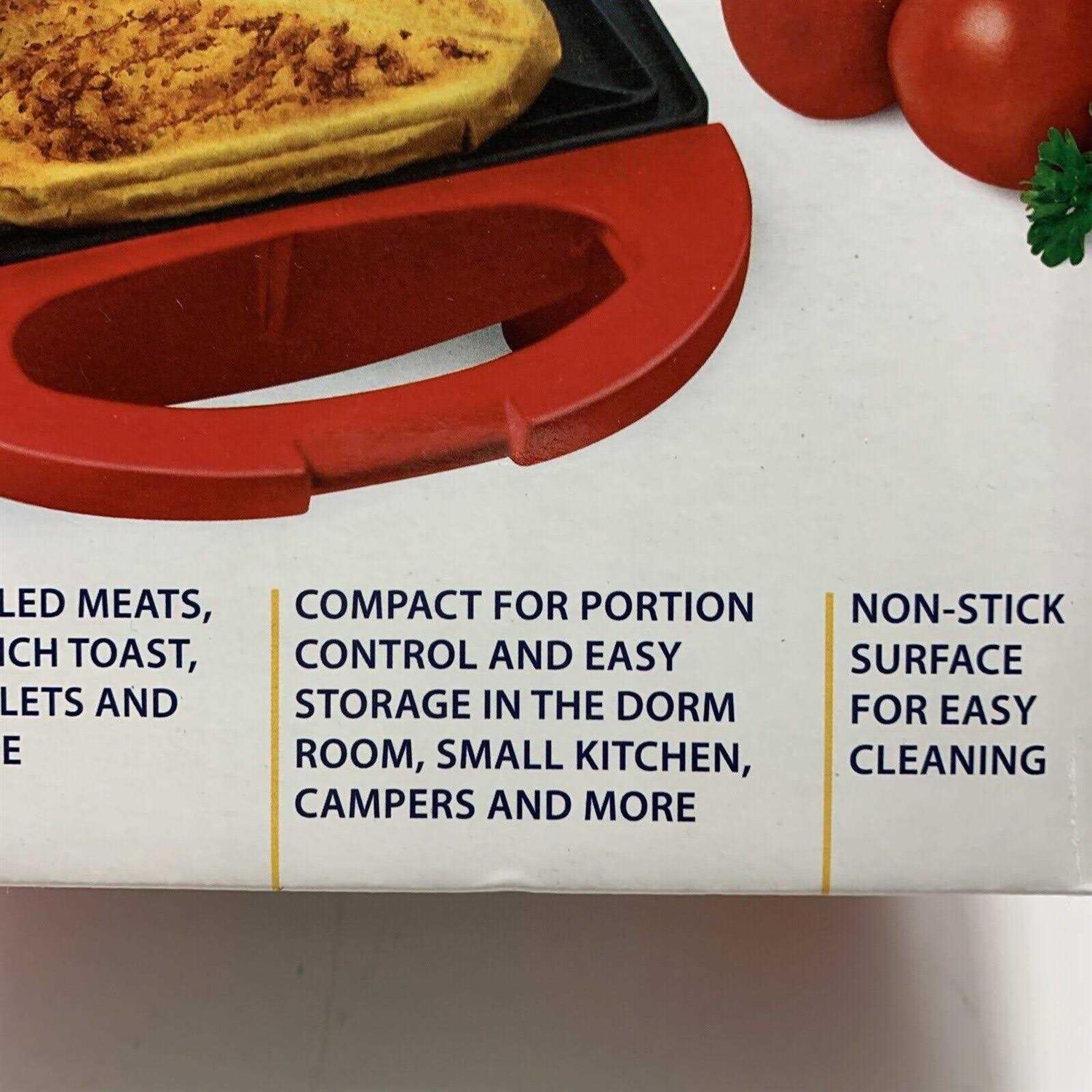 Nostalgia Mymini Sandwich Maker Red - Image 5