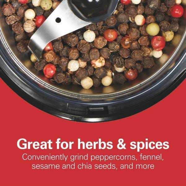 Hamilton Beach Coffee Grinder Black - Image 4