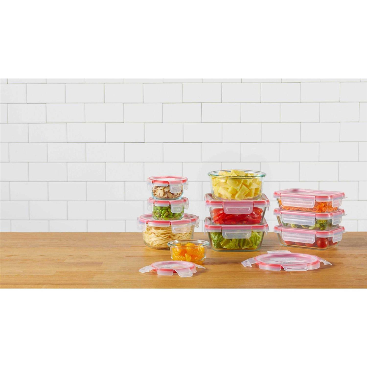 Pyrex 20pc Glass Freshlock Food Storage Set - Image 3