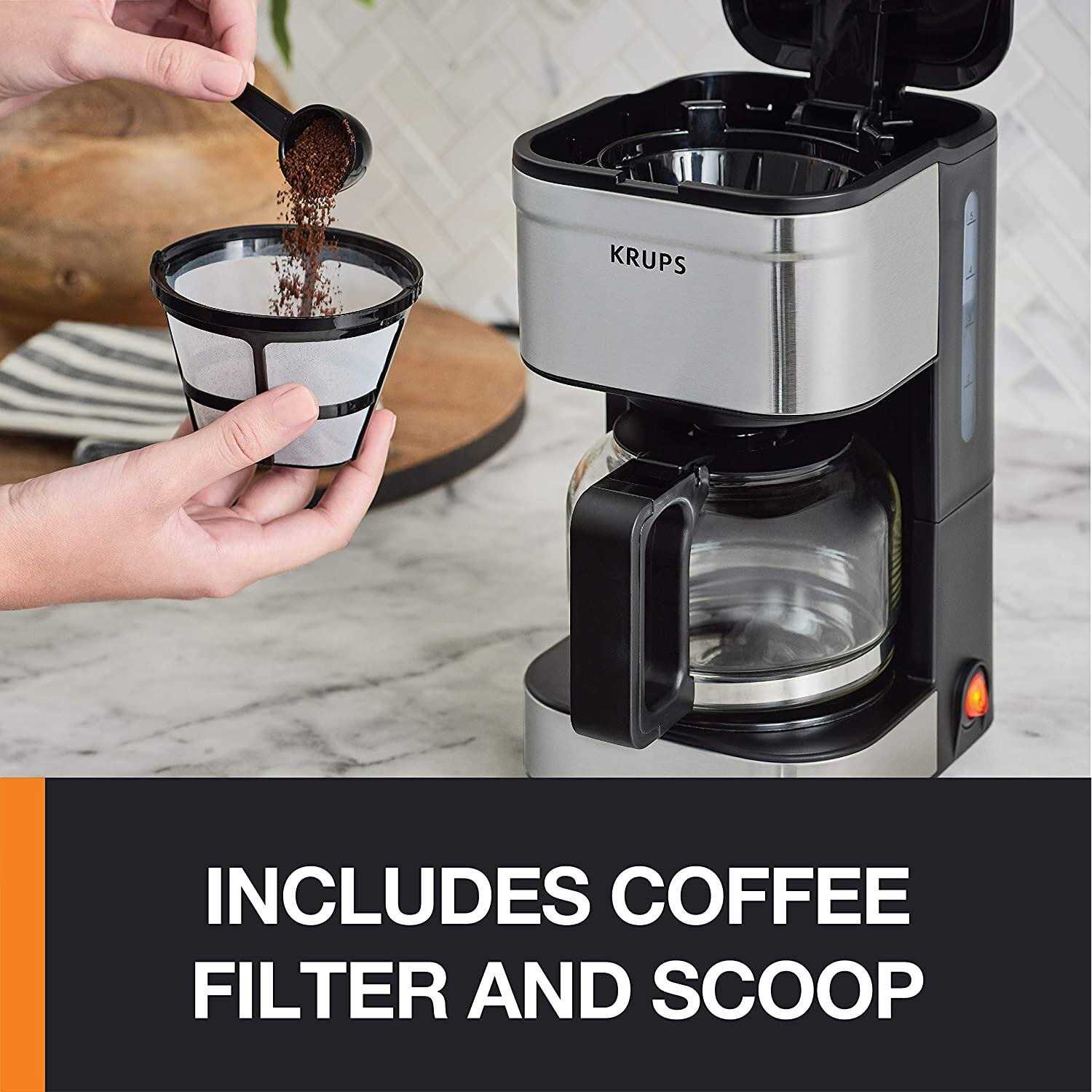 Krups Simply Brew 5-Cup Drip Coffee Maker - Image 3