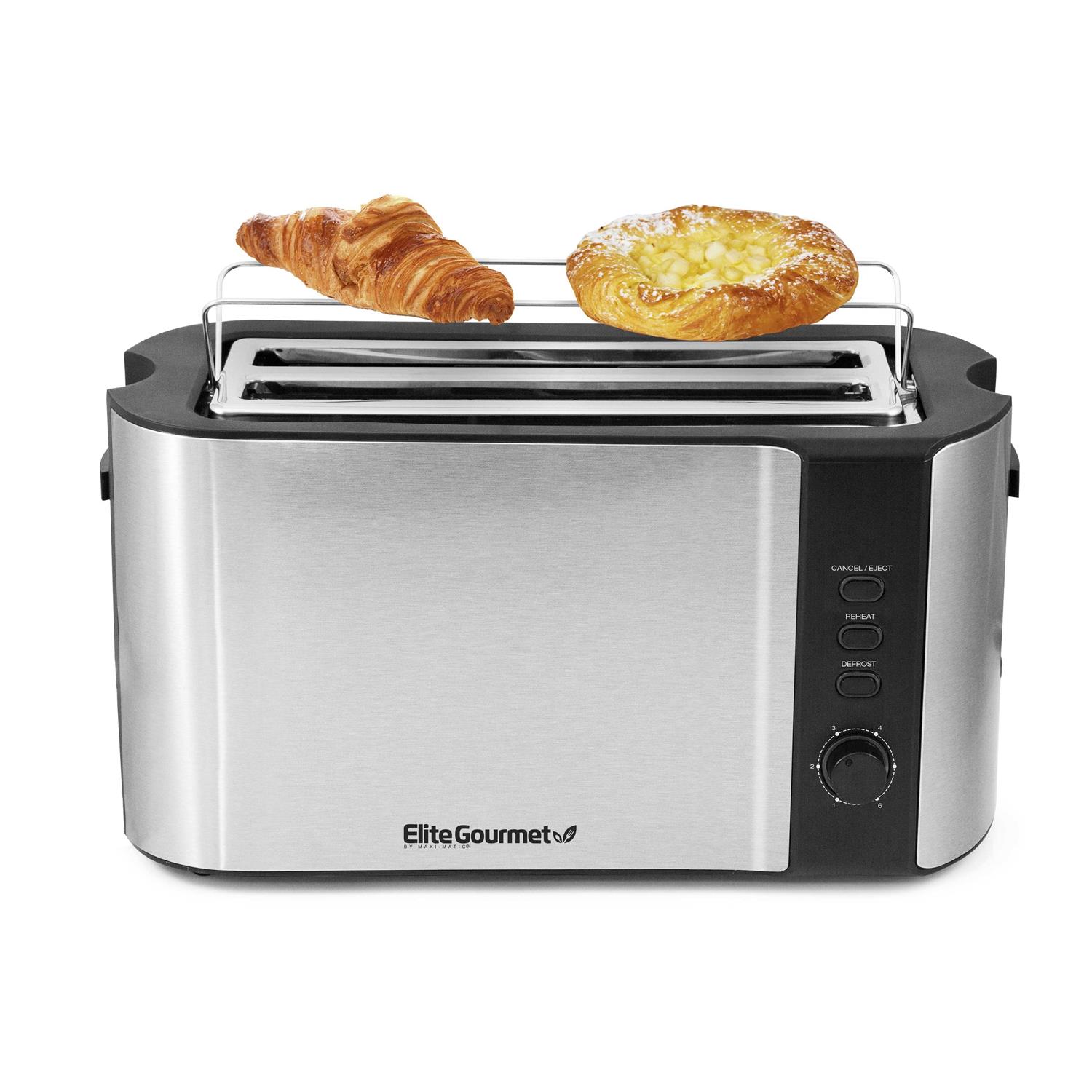 Elite Gourmet 4-Slice Long Slot Toaster - Image 5
