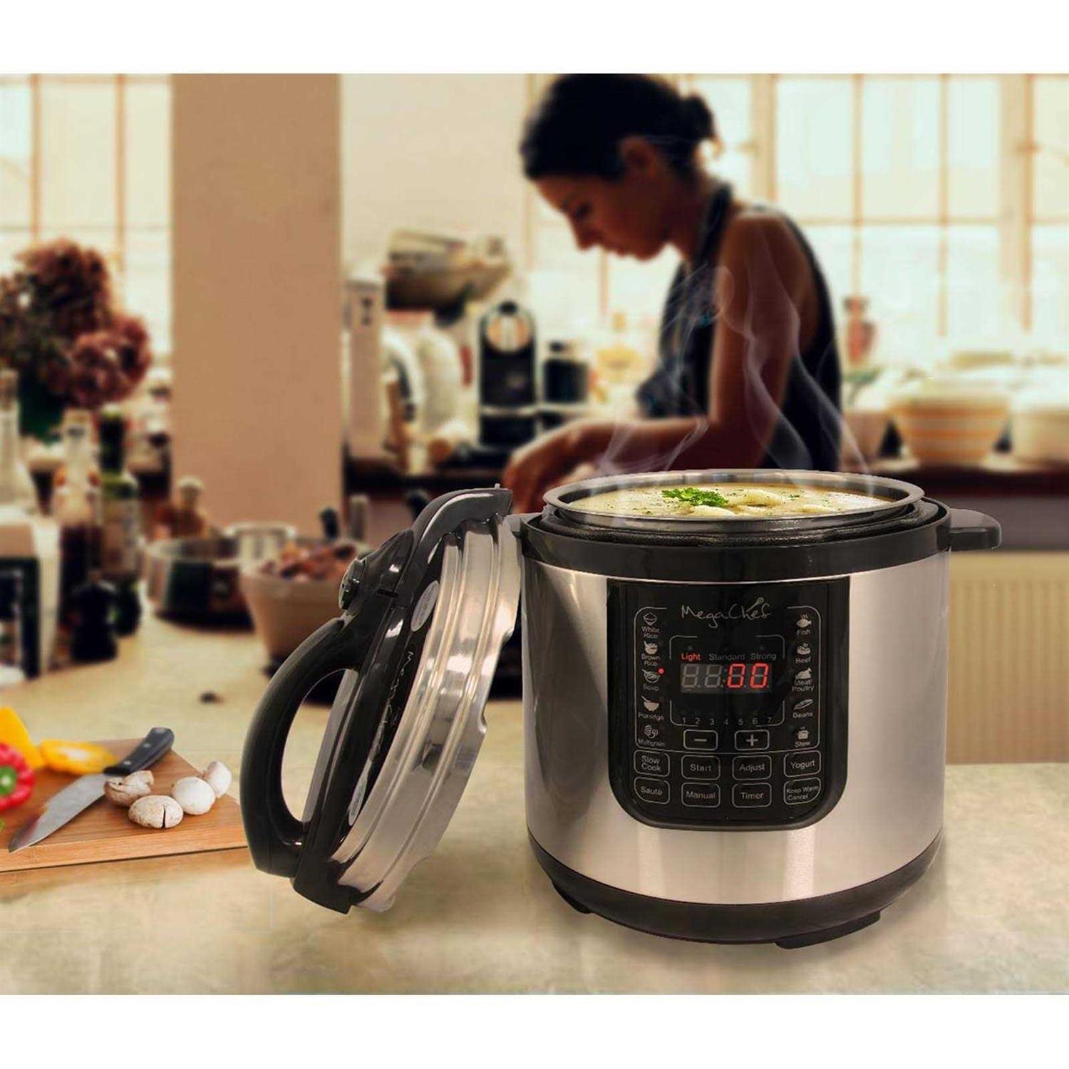 Megachef 8-Qt. Digital Pressure Cooker - Image 5