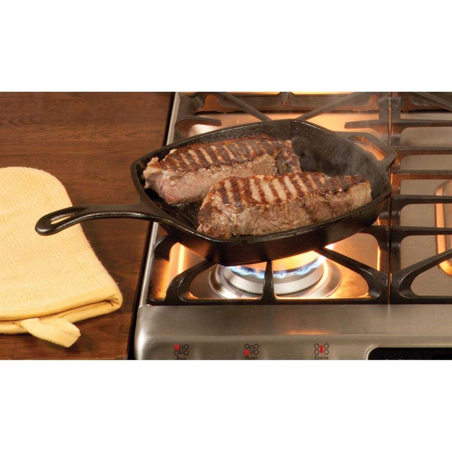 Lodge Cast Iron Square Grill Pan - Image 5
