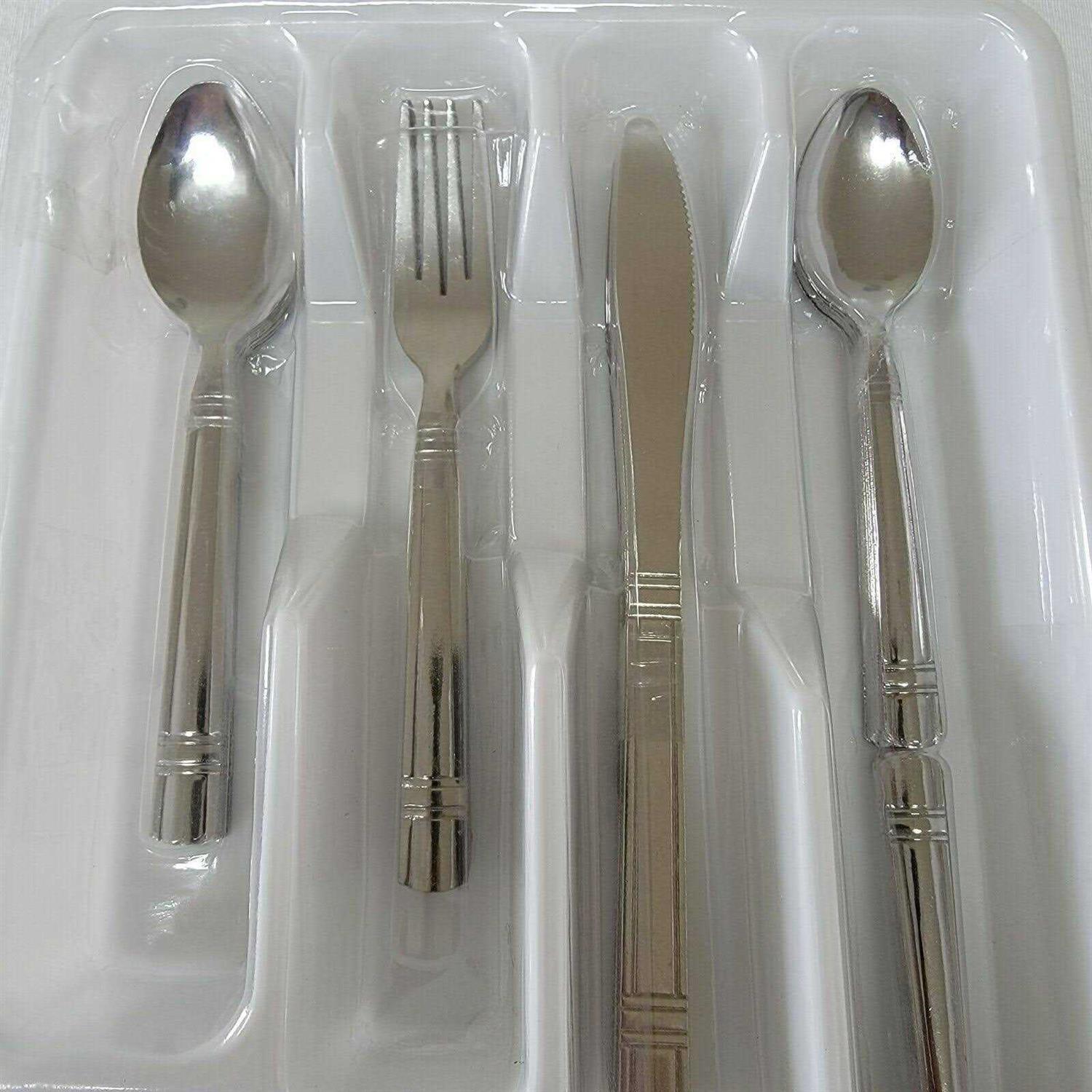 Mainstays Elena Stainless Steel Flatware & Organizer Tray Set - Image 4