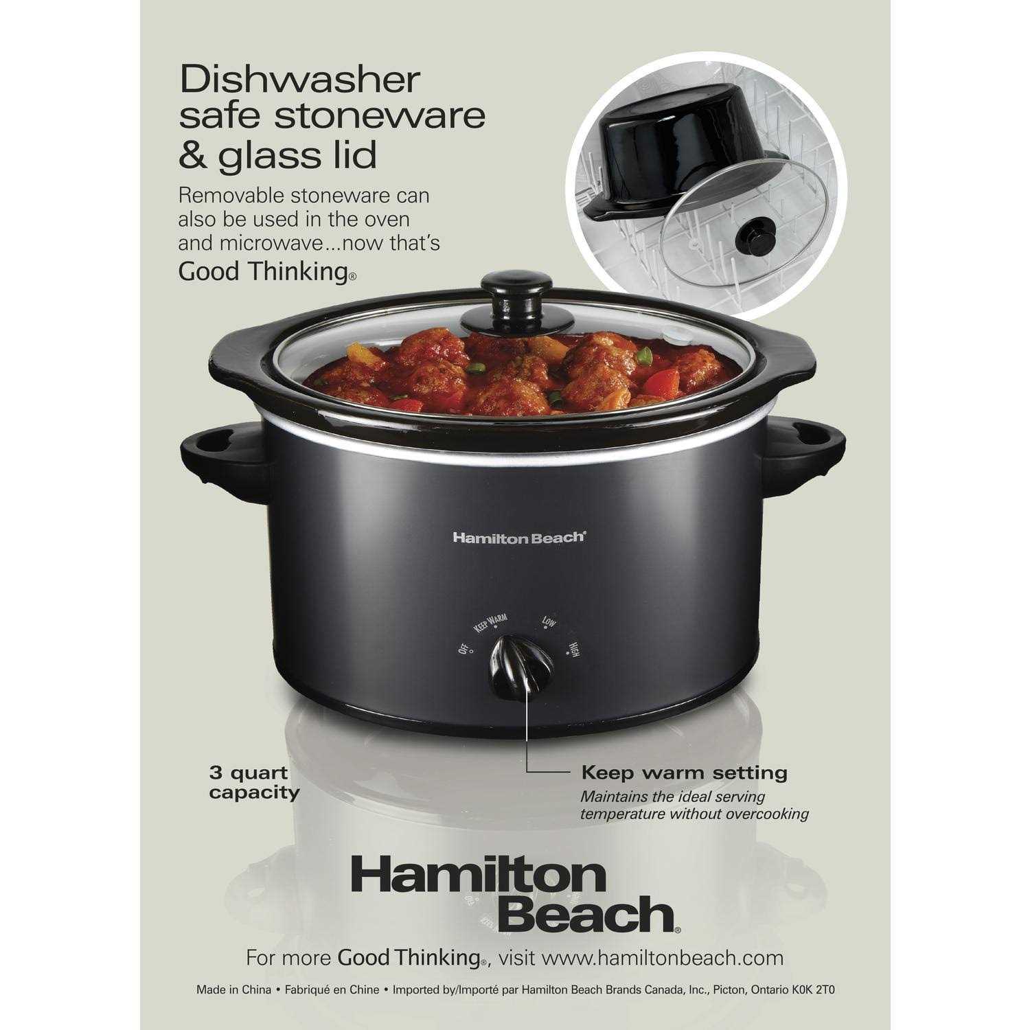 Hamilton Beach 3 qt. Slow Cooker - Image 5