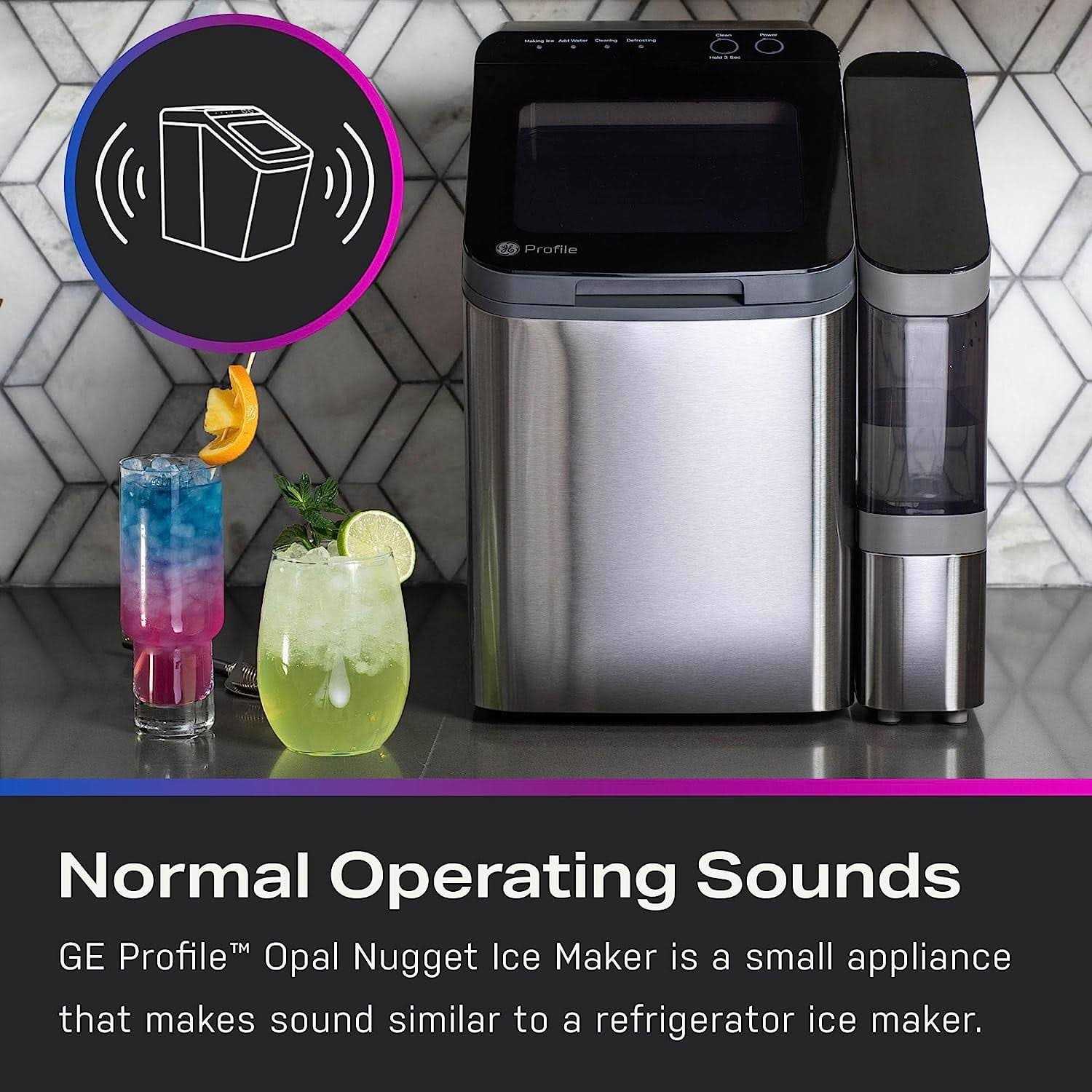 Ge Profile Opal 1.0 Nugget Countertop Pebble Ice Maker - Image 3