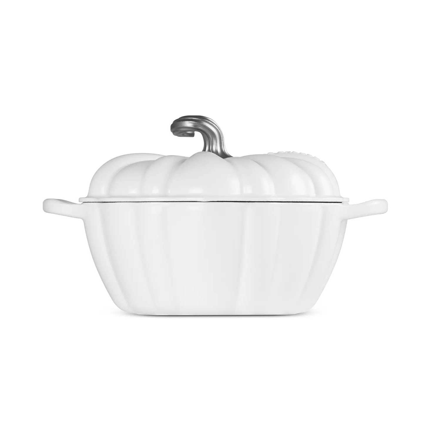 Le Creuset 4 Qt. Cast Iron Pumpkin Cocotte - Image 2