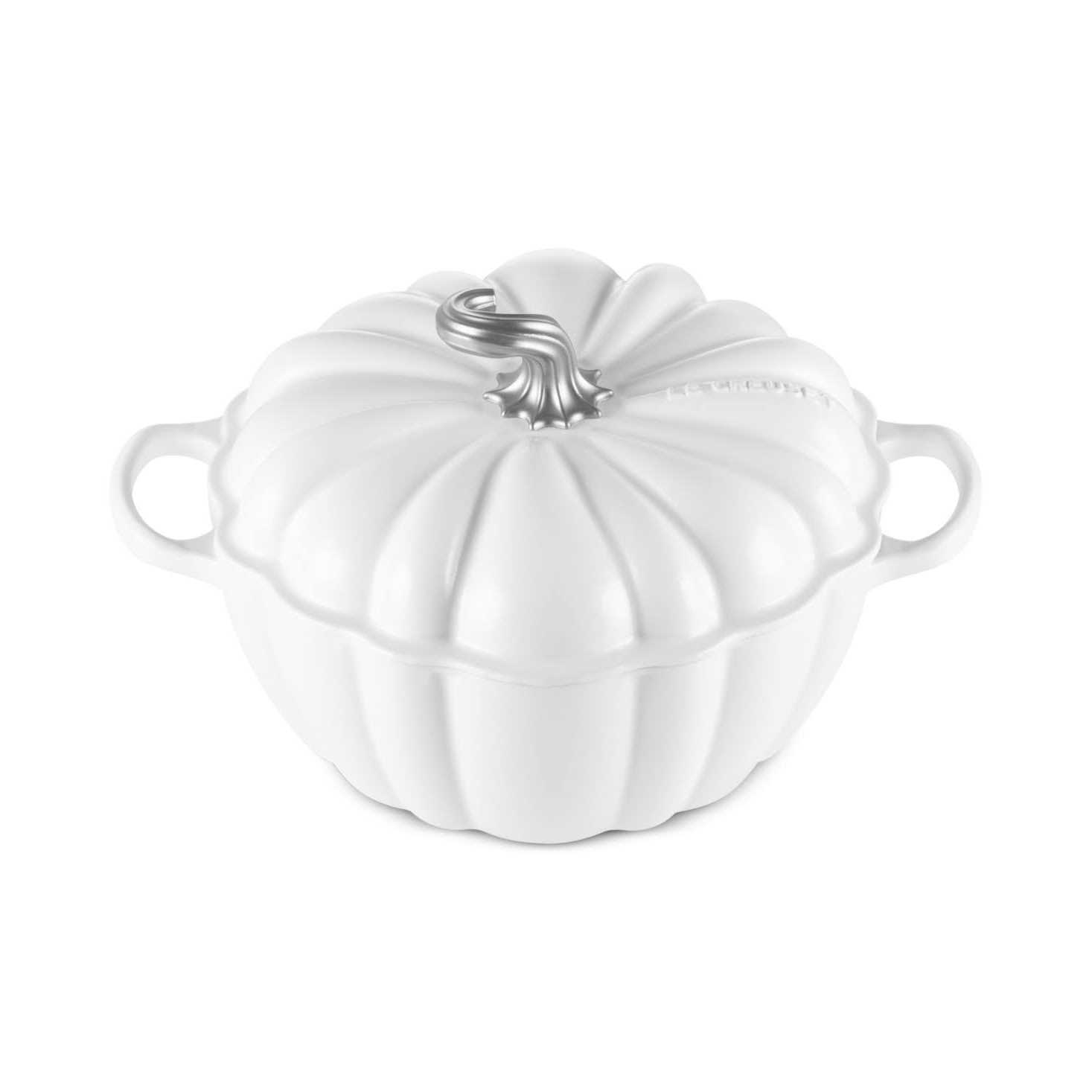 Le Creuset 4 Qt. Cast Iron Pumpkin Cocotte - Image 4