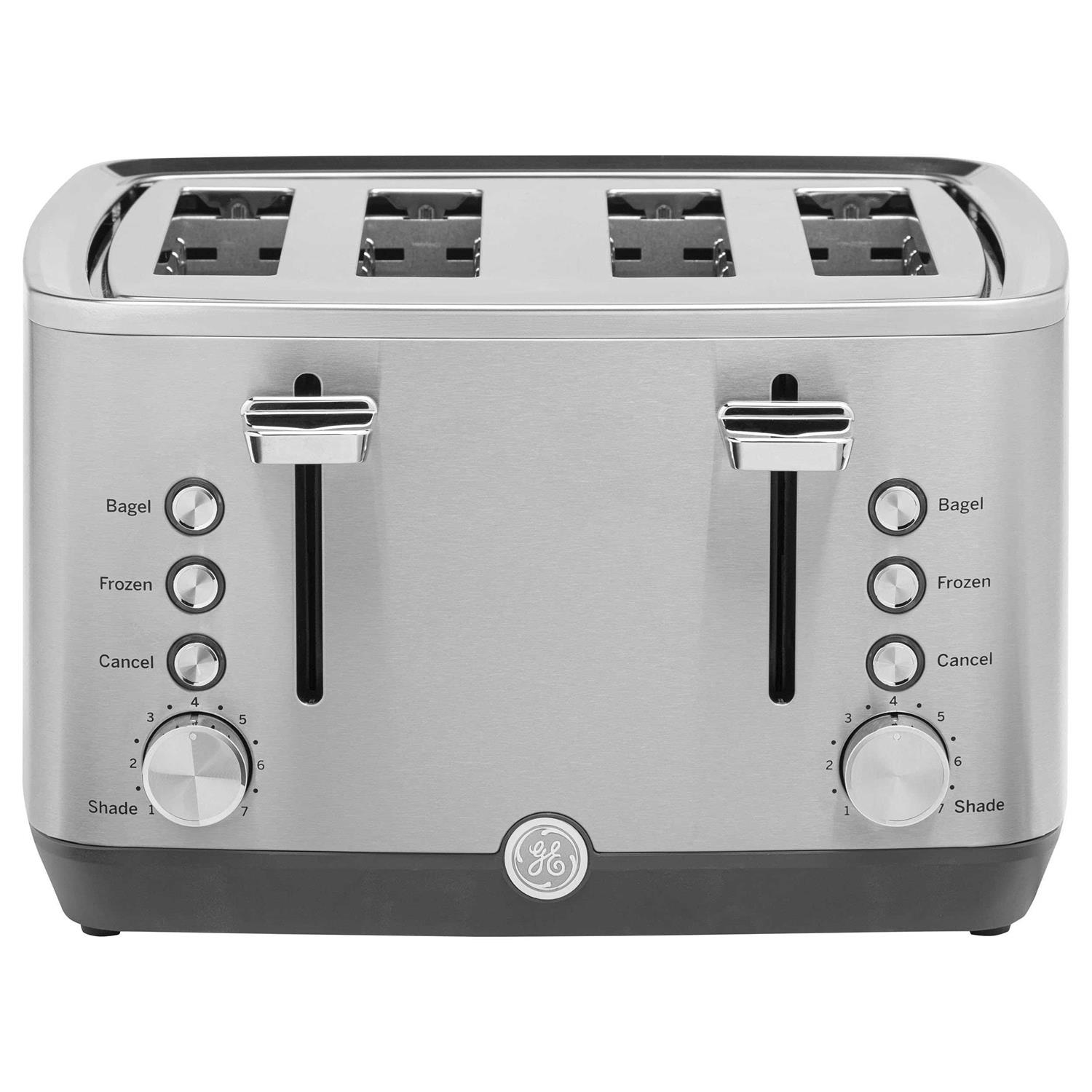 GE 4-Slice Stainless Steel Toaster