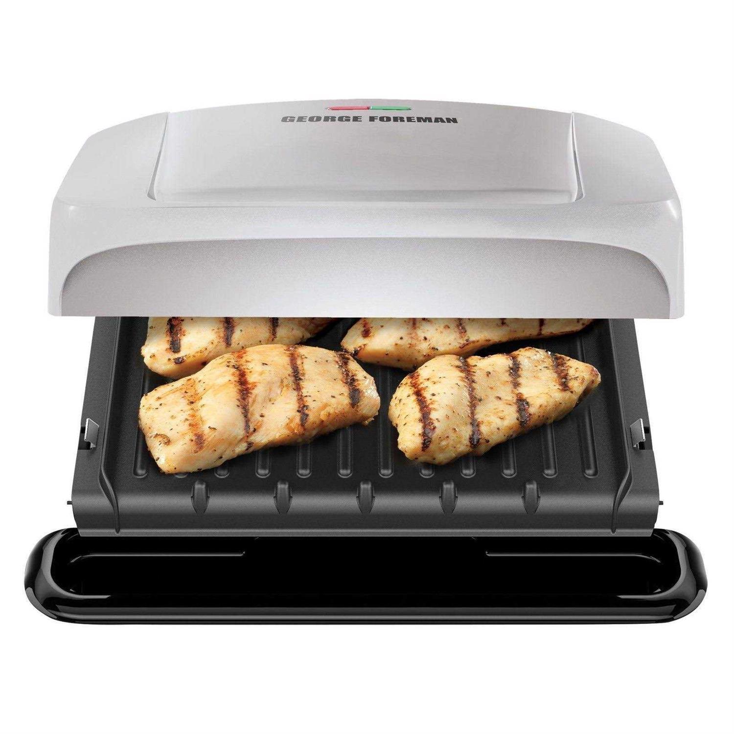 George Foreman 4 Serving Electric Indoor Grill and Panini Press - Image 5