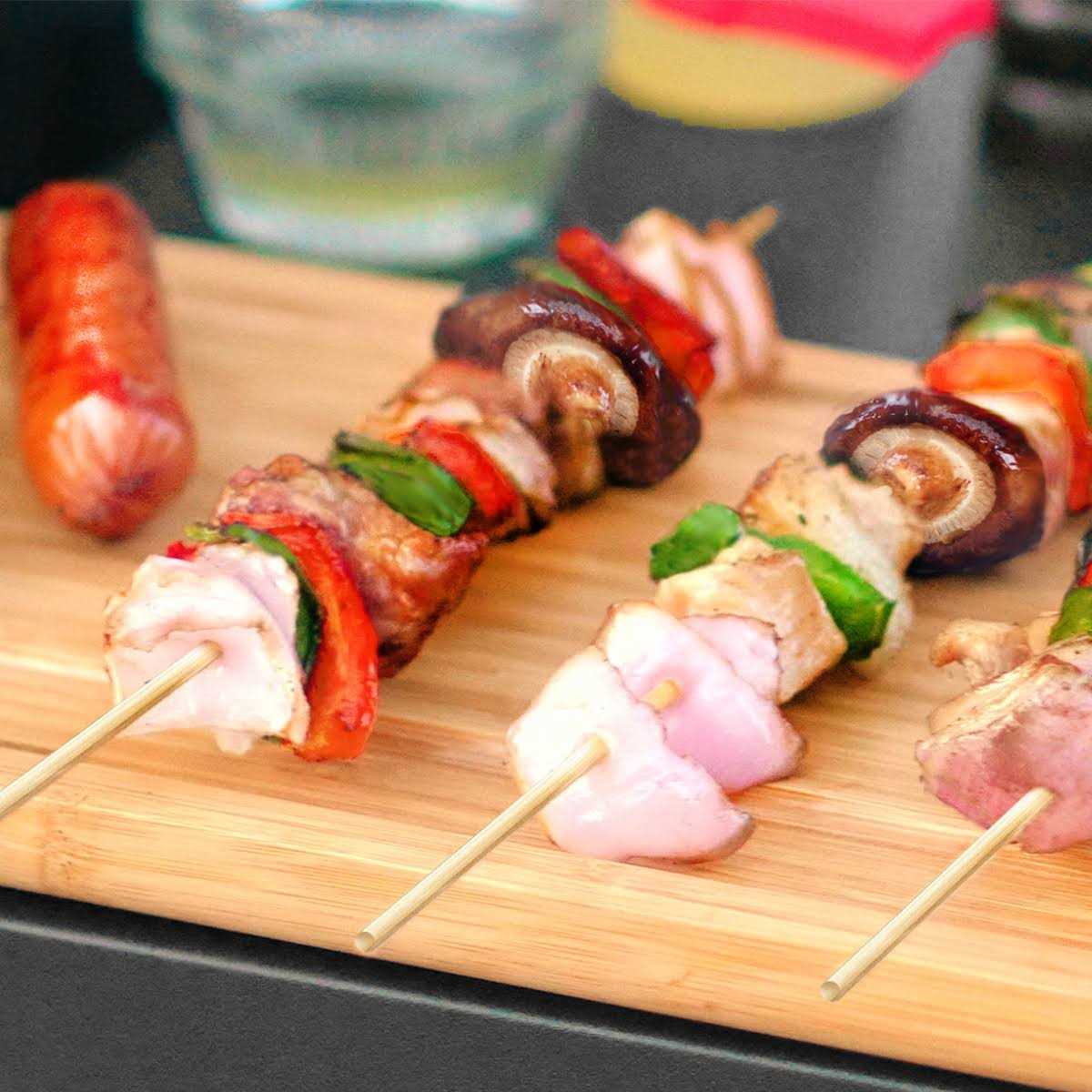 Expert Grill 12 inch Natural Bamboo Skewers for Grilling - Image 4