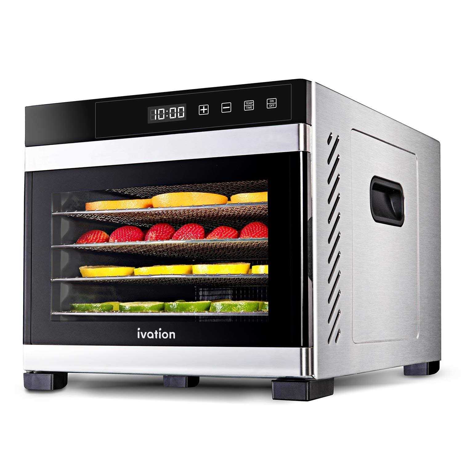 Ivation 10-Tray Stainless Steel Food Dehydrator - Image 5